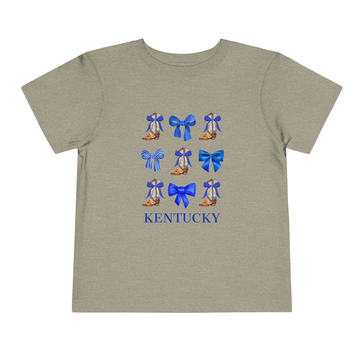 Toddler Kentucky Wildcats Coquette Bow and Cowgirl Boots Shirt