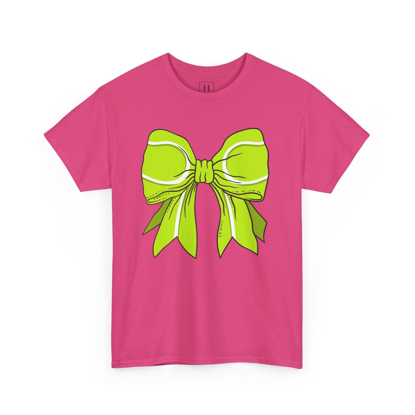 Tennis Sport Bow Tee - Unisex Heavy Cotton