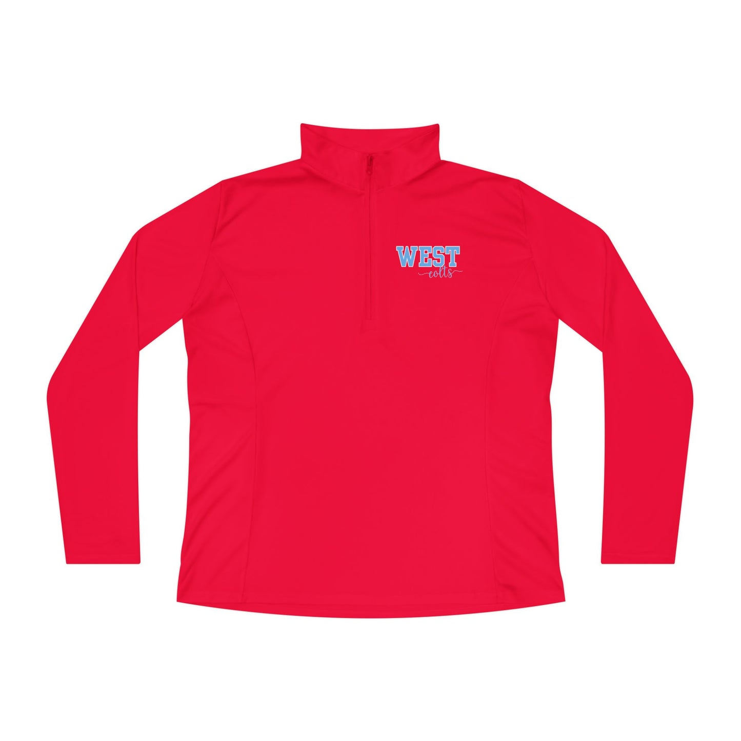 WEST JESSAMINE COLTS --- Stylish Womens Quarter-Zip Pullover for Casual Elegance, Comfortable Layering, Athletic Wear, Spring Fashion, Gift for Mom, College Apparel