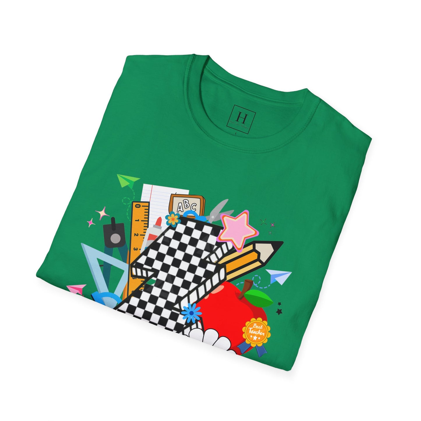 Retro Teacher T-Shirt (Front Only)