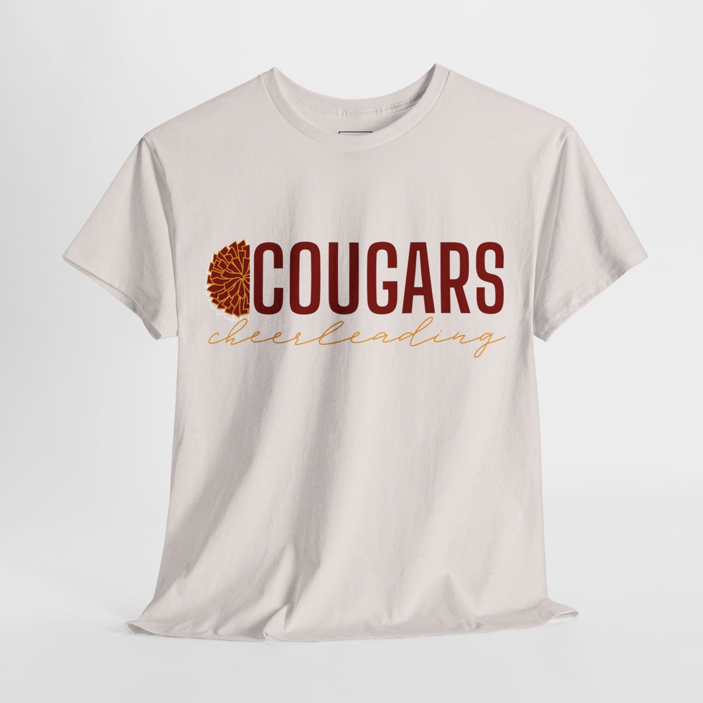 Cougars Cheerleading T-Shirt (Front Only)