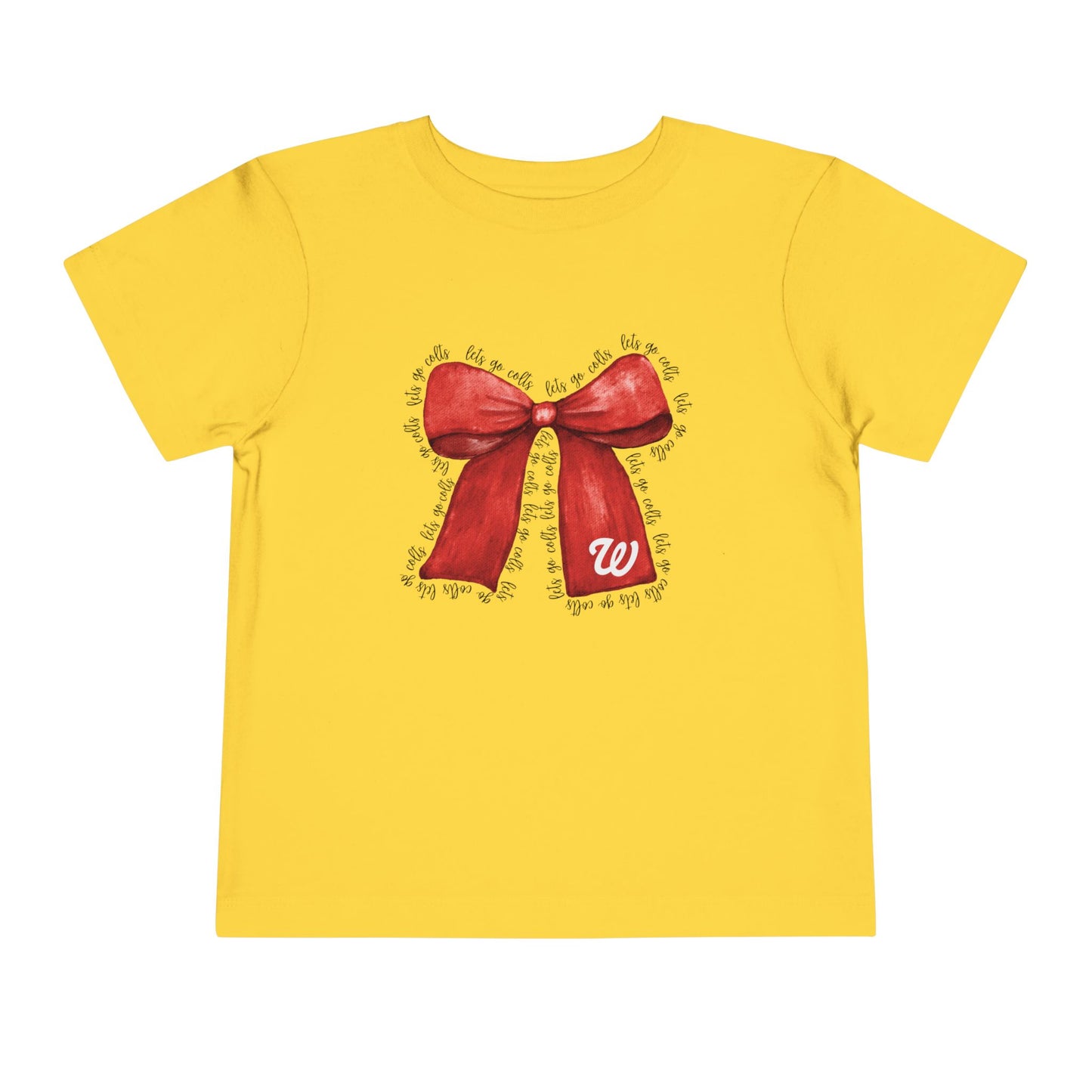 Toddler; West Jessamine Coquette Bow; Let's Go Colts - Unisex T-shirt