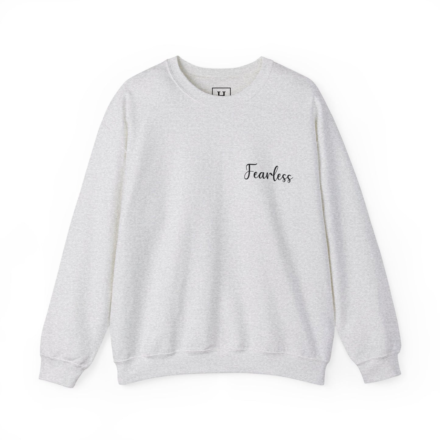 Fearless, Faith In Jesus Christian Sweater (Front and Back)