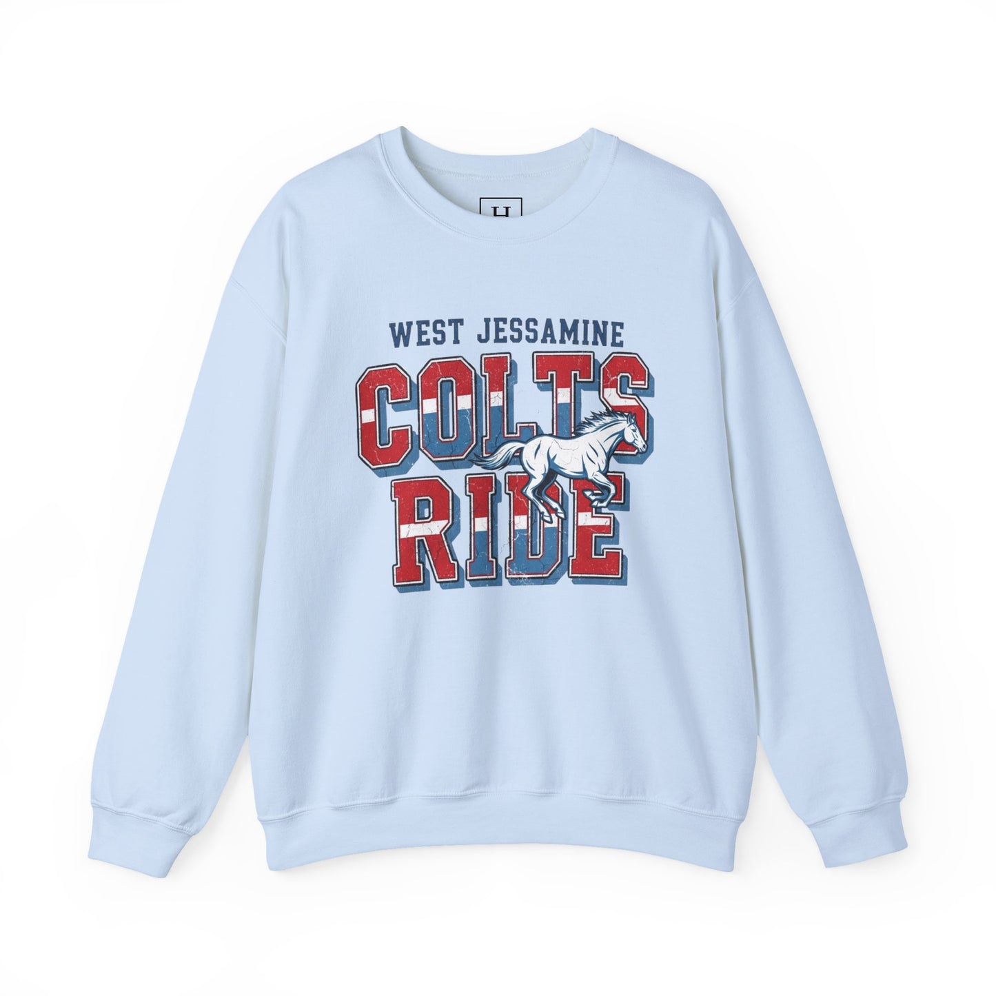Crewneck Sweatshirt - West Jess RIDE COLTS Sweater