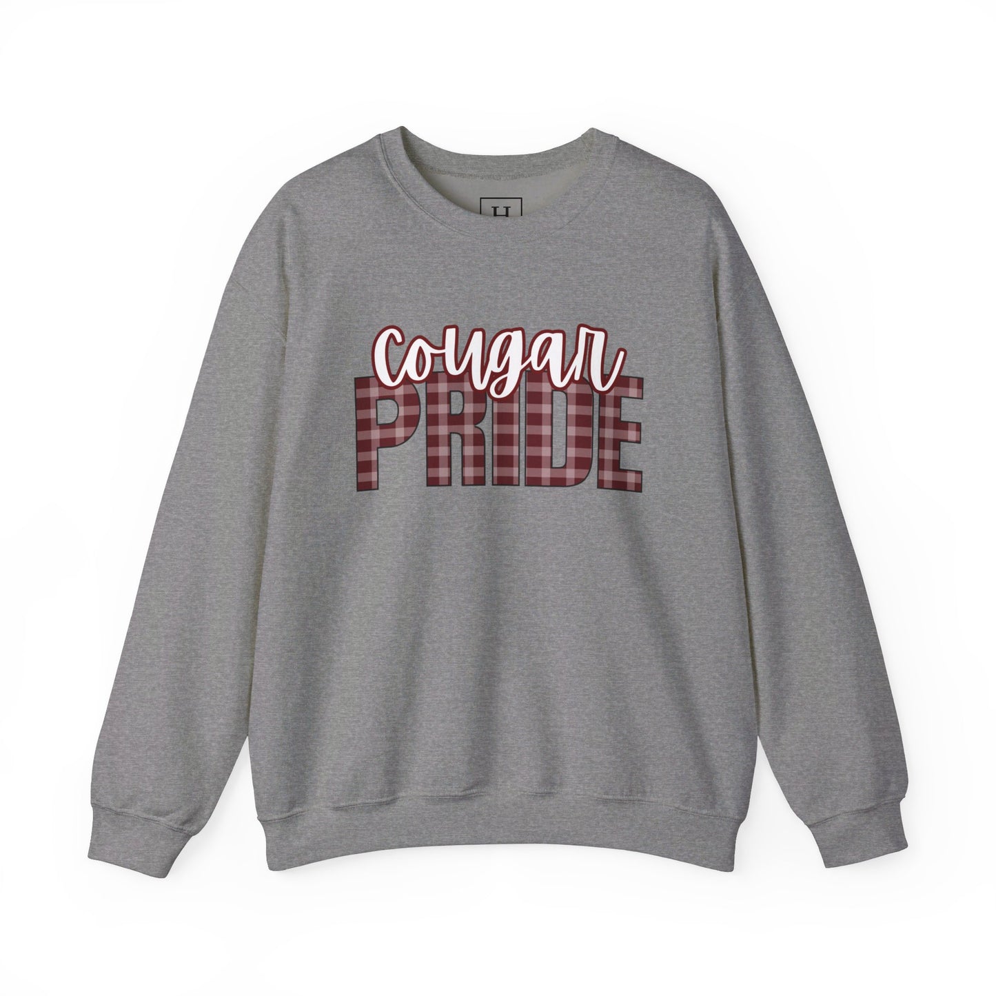 Cougar Pride Fall Plaid Sweater