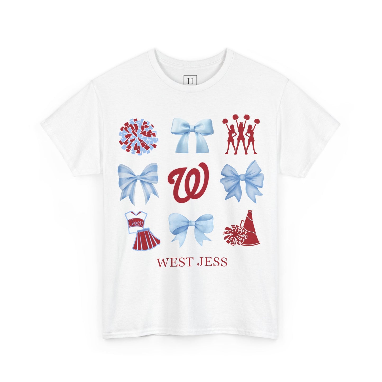 West Jessamine Cheer Coquette Bows Unisex Tee