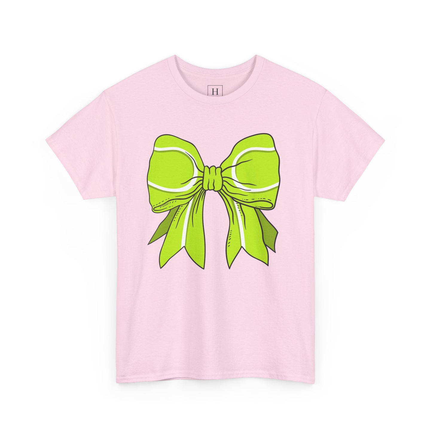Tennis Sport Bow Tee - Unisex Heavy Cotton