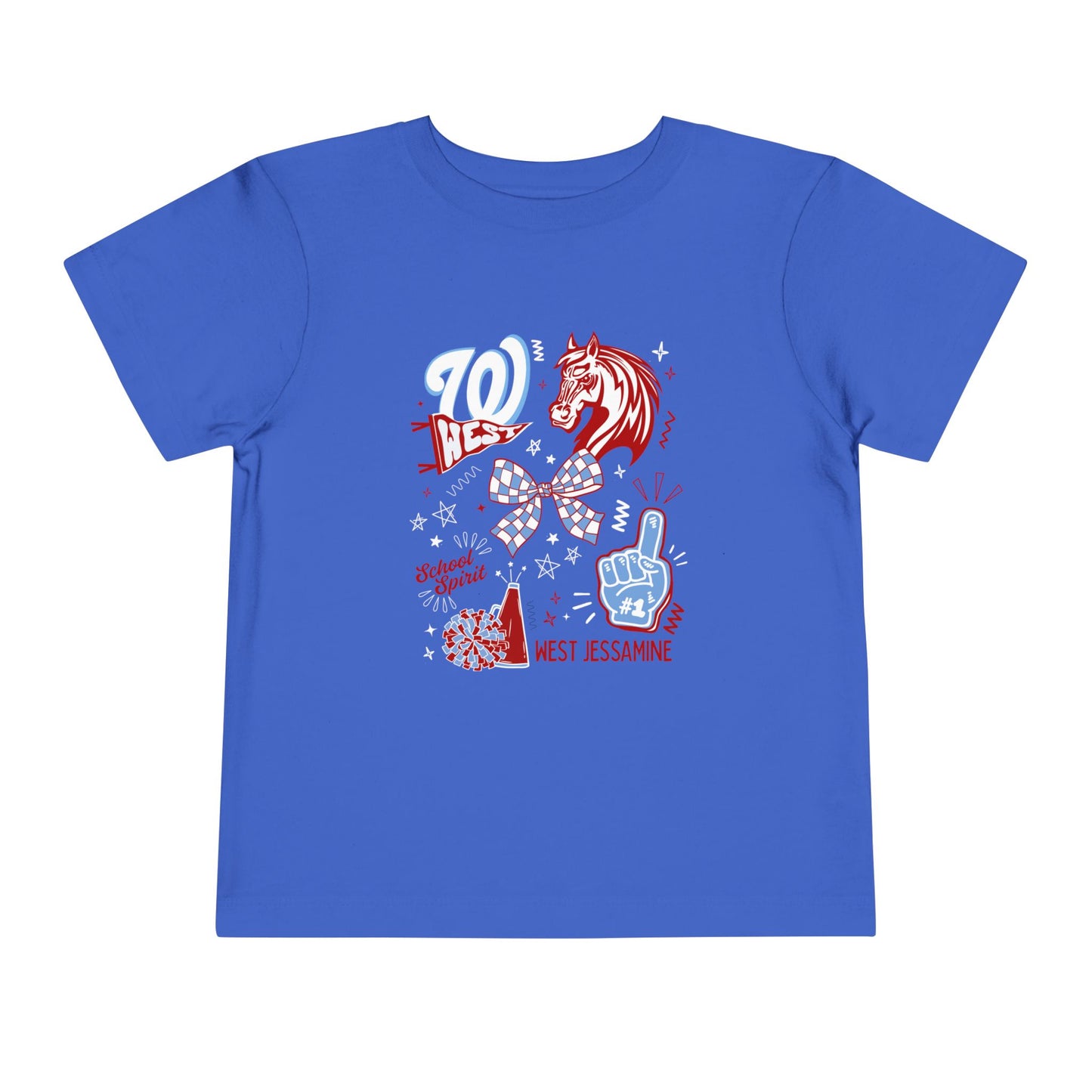 Toddler; West Jessamine Coquette School Spirit - Unisex T-shirt