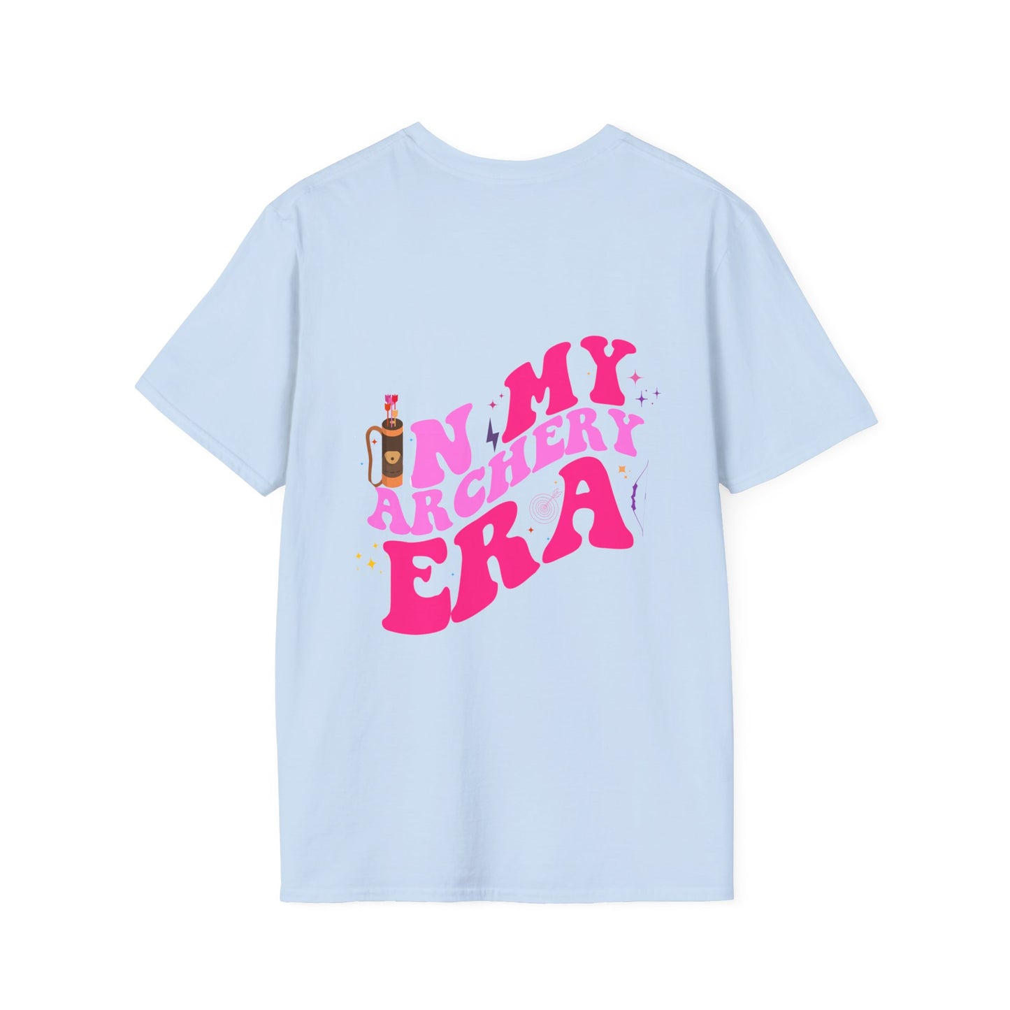 in my archery ERA pink tshirt
