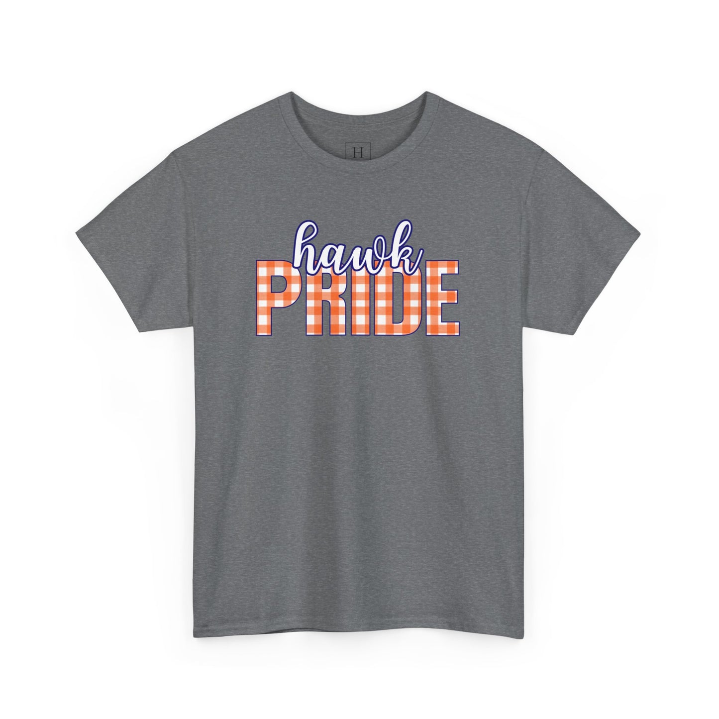 Hawk Orange Plaid Pride T-Shirt