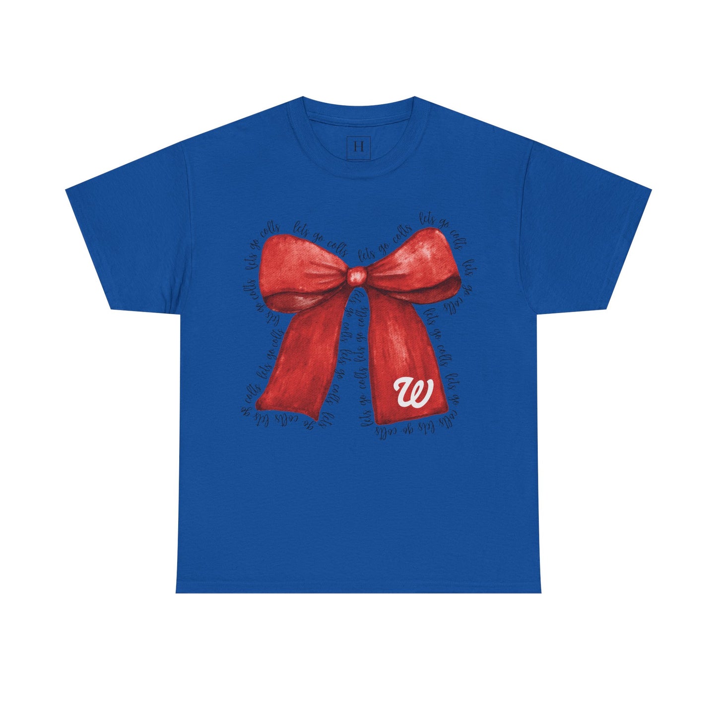 WJ Let's Go Colts Cheer Bow w/ WJ logo - Unisex Shirt