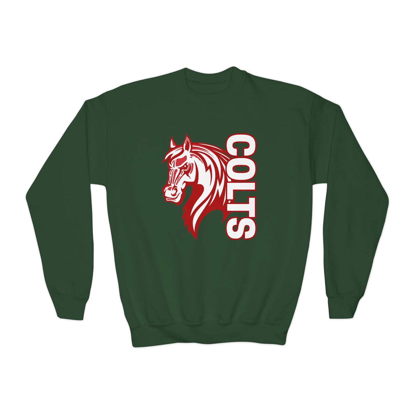 YOUTH -- Colts Mascot Head Horse West Jessamine Sweater