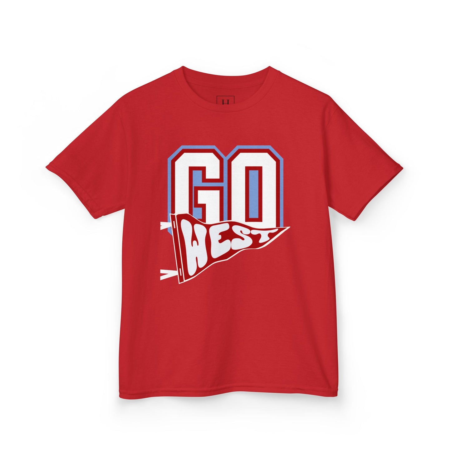 YOUTH -- GO WEST Pennant Flag - Unisex