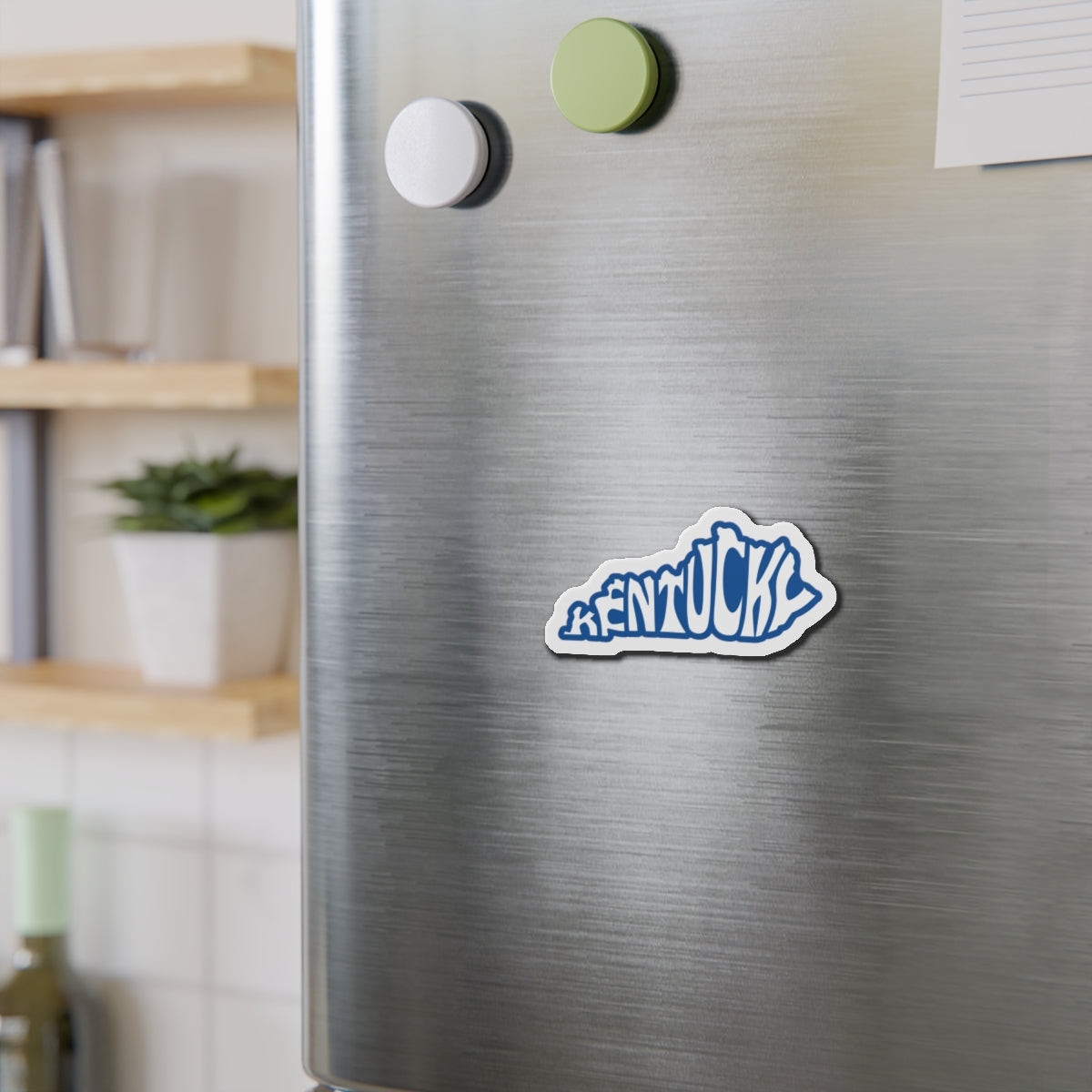 Kentucky Die-Cut Magnets for Home Decor, Stylish Refrigerator Magnet, Personalized Office Decor, Custom Gift Idea, Modern Home Accessories