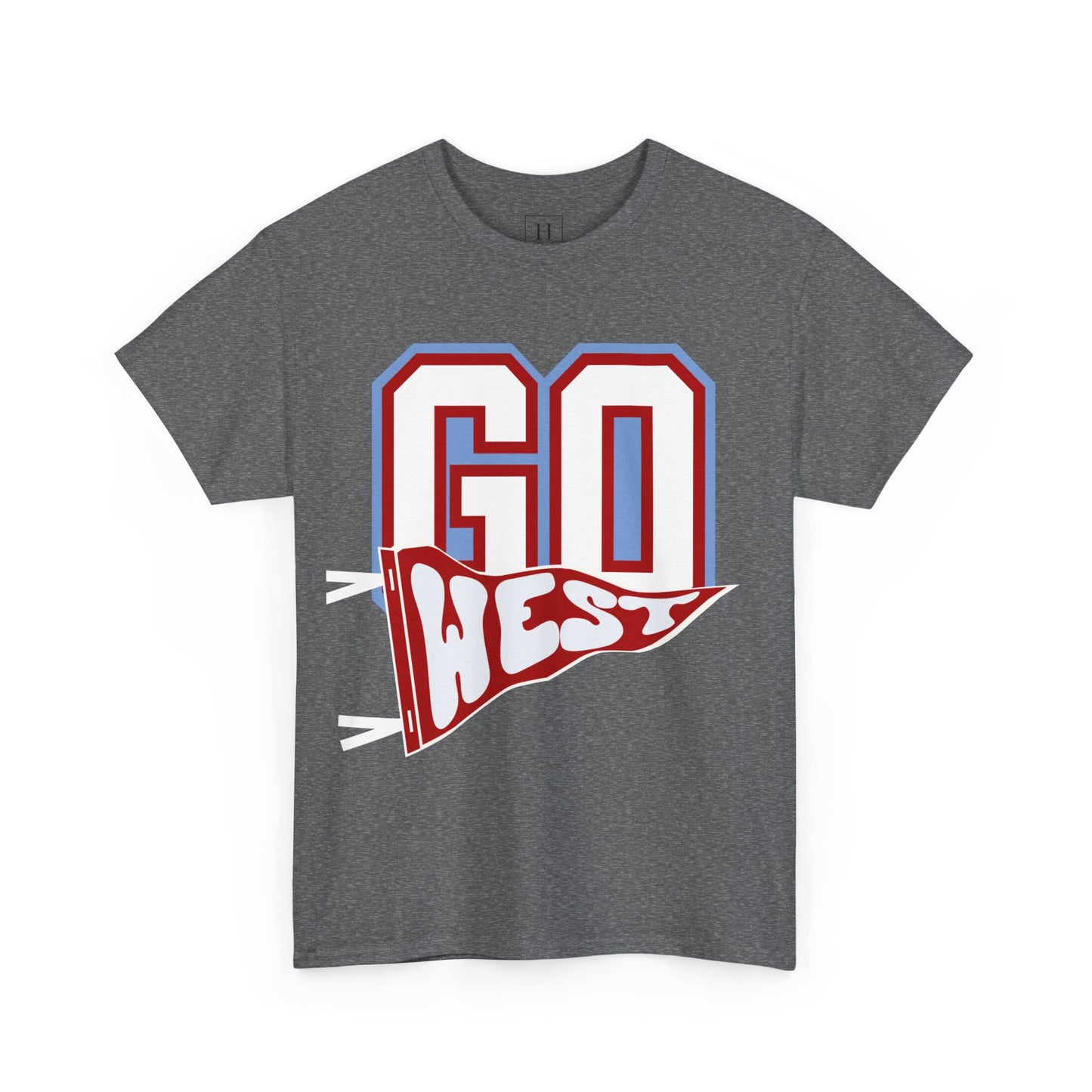 GO WEST Pennant Flag - Unisex