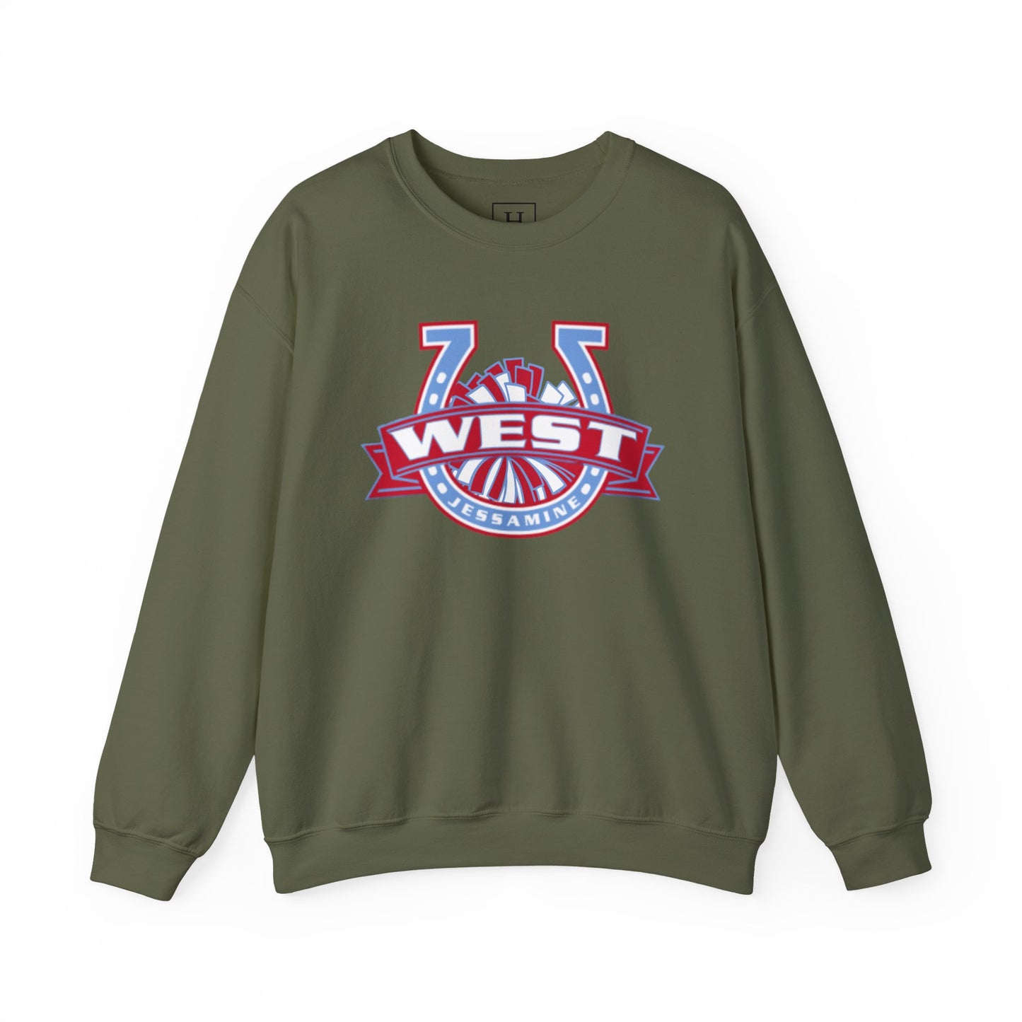 West Jessamine Horseshoe Logo w/ Pom Sweatshirt