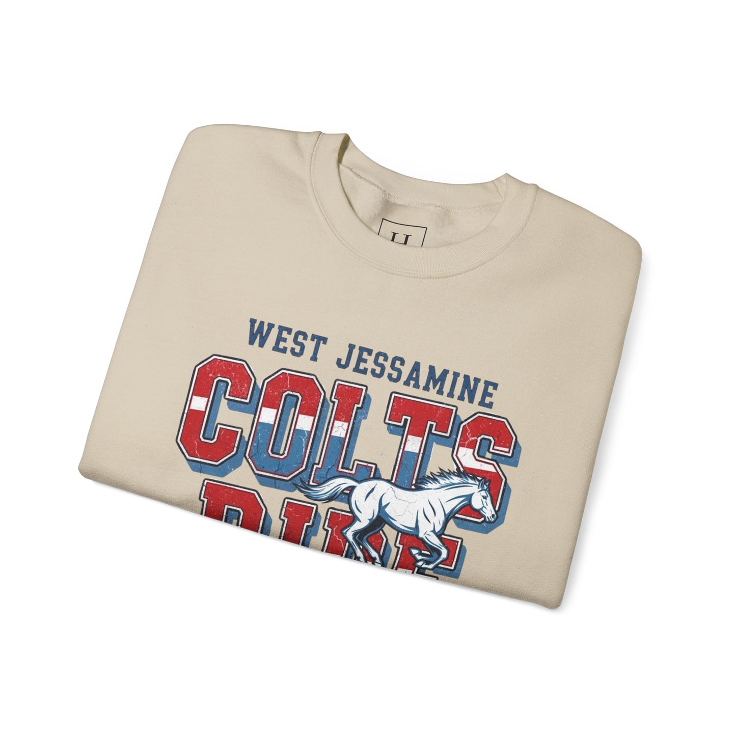 Crewneck Sweatshirt - West Jess RIDE COLTS Sweater