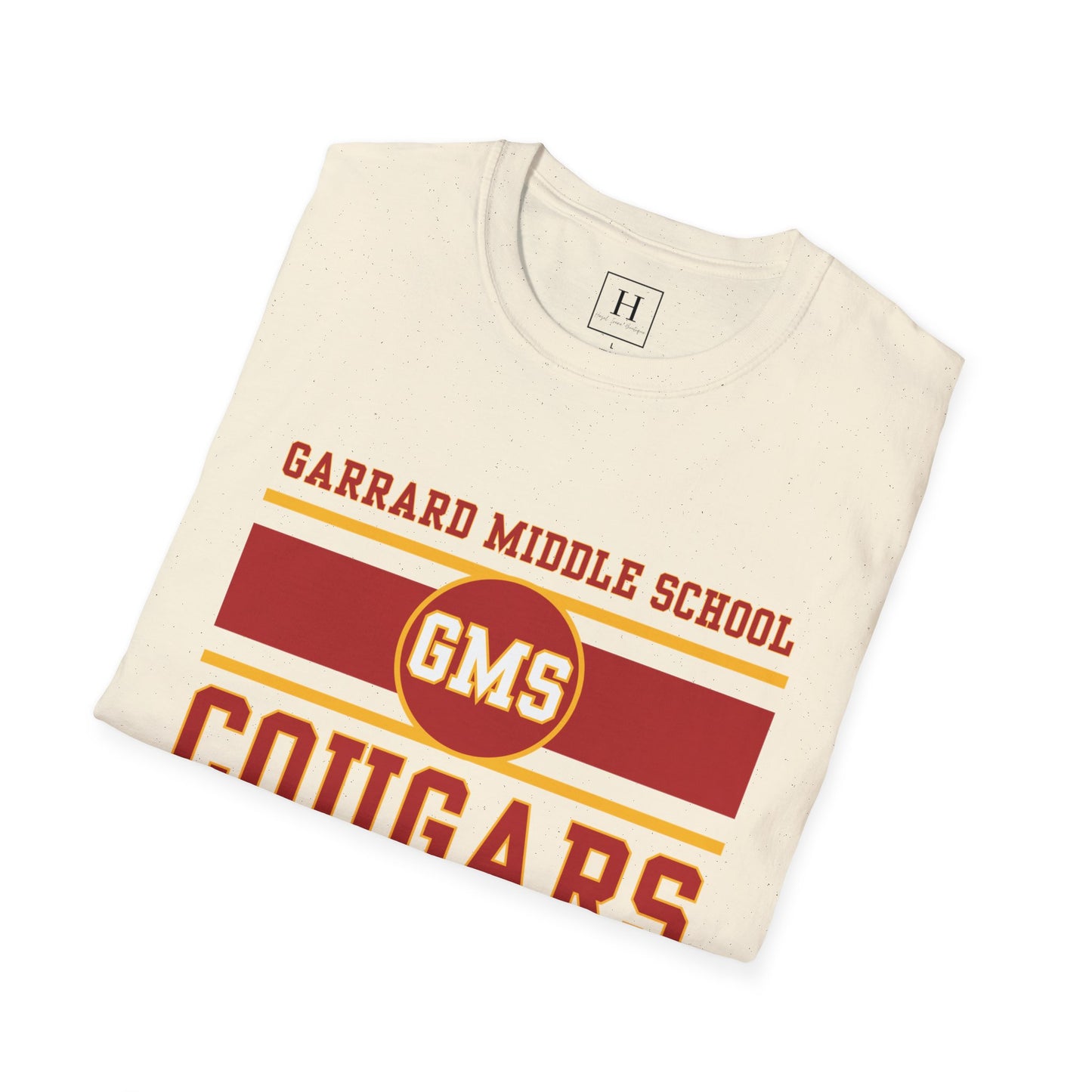 GMS Garrard Middle School Cougars T-Shirt (Front Only)