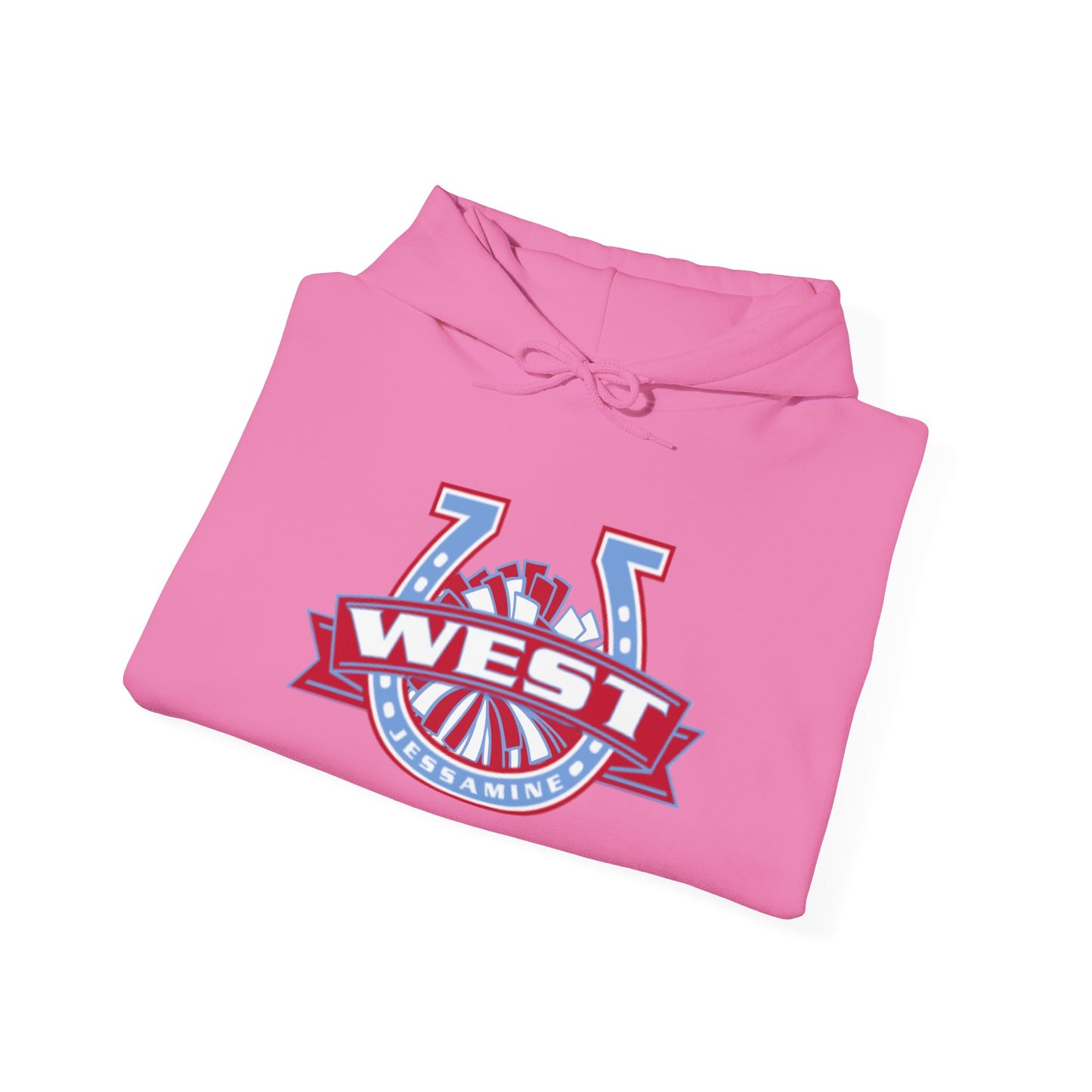 West Jessamine Horseshoe Logo w/ Pom - Cheerleading - Unisex Hoodie