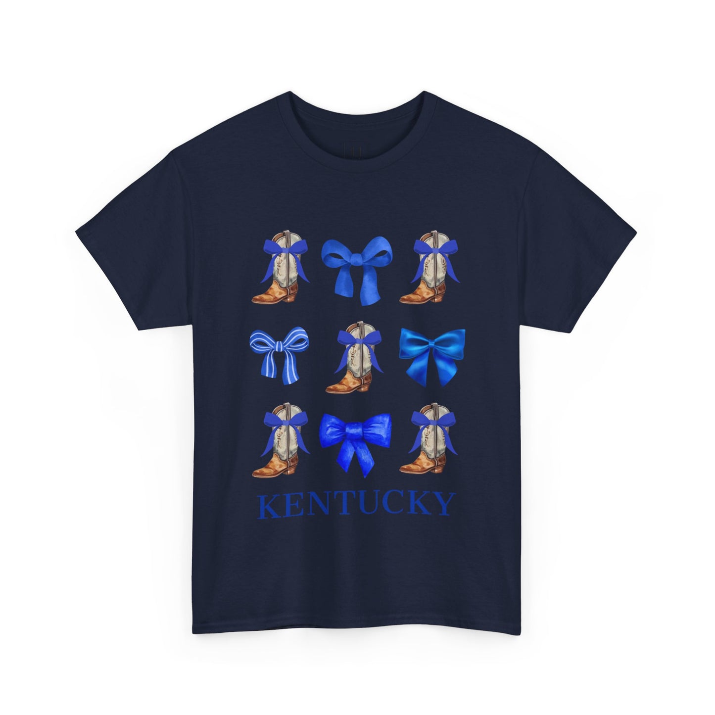Kentucky Wildcats Coquette Bow and Cowgirl Boots Shirt