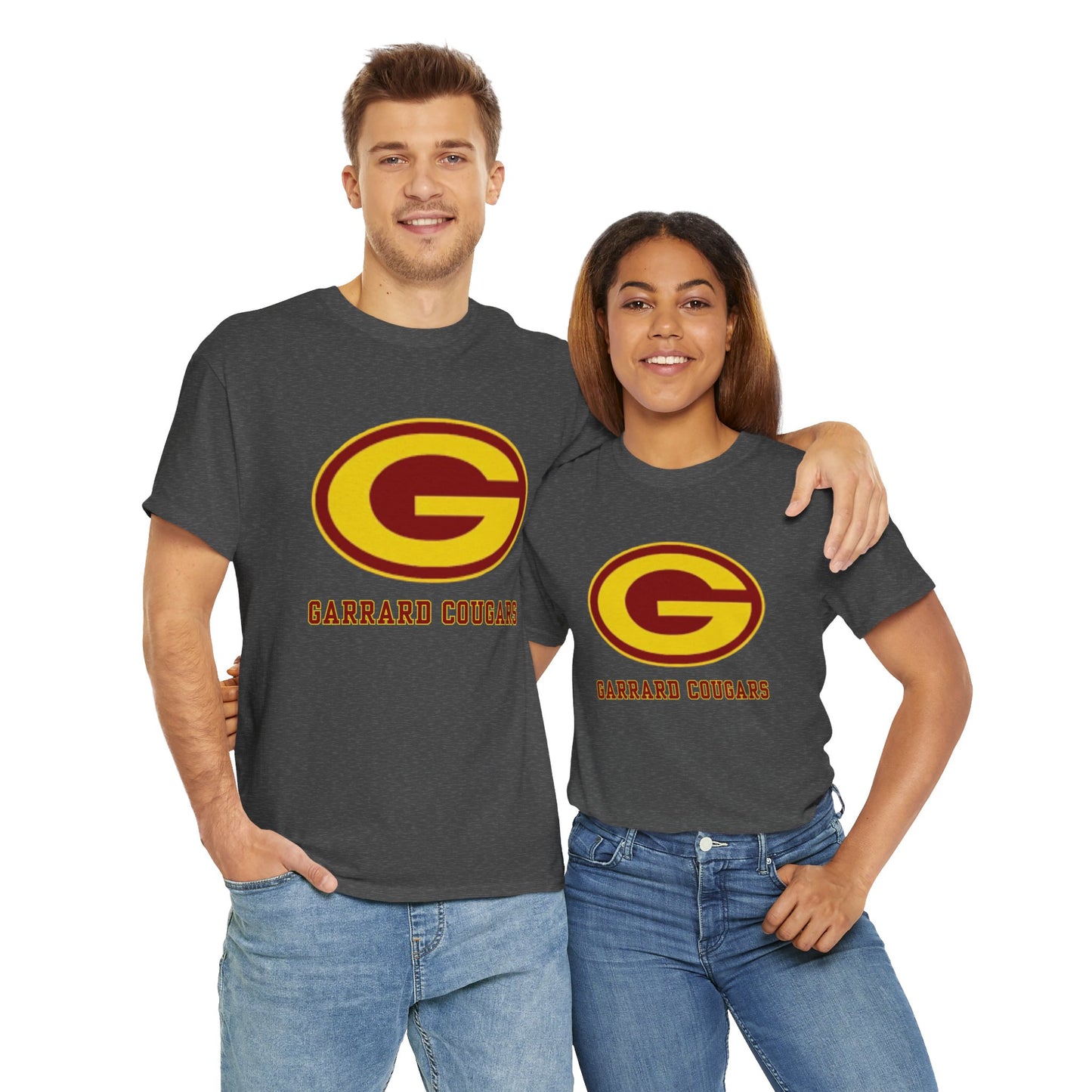 Gold (G) Garrard Middle Cougars T-Shirt (Front Only)