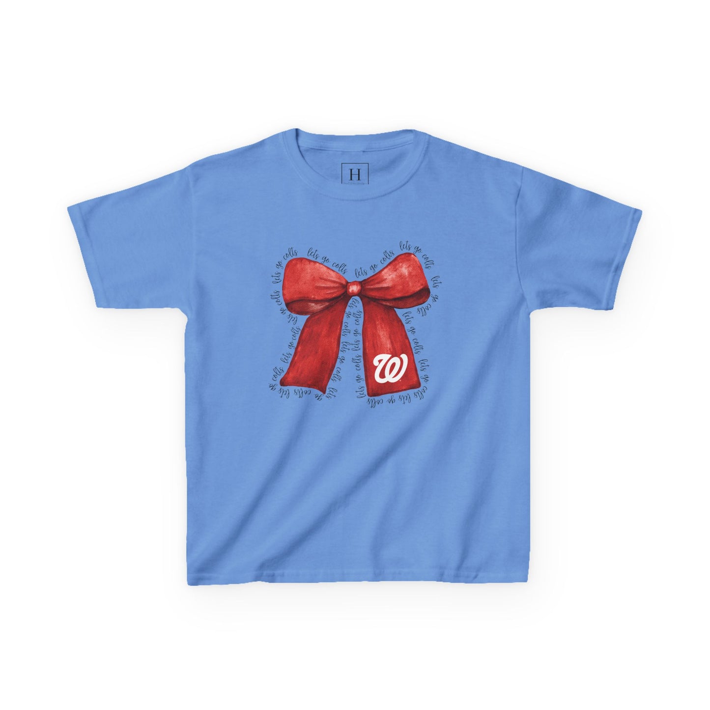 YOUTH - Let's Go Colts Bow - W Logo Unisex T-Shirt