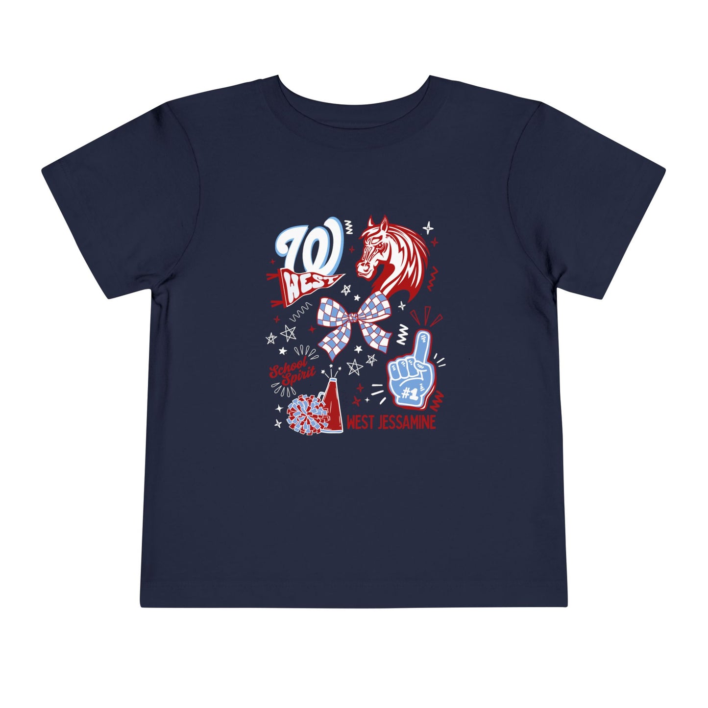 Toddler; West Jessamine Coquette School Spirit - Unisex T-shirt
