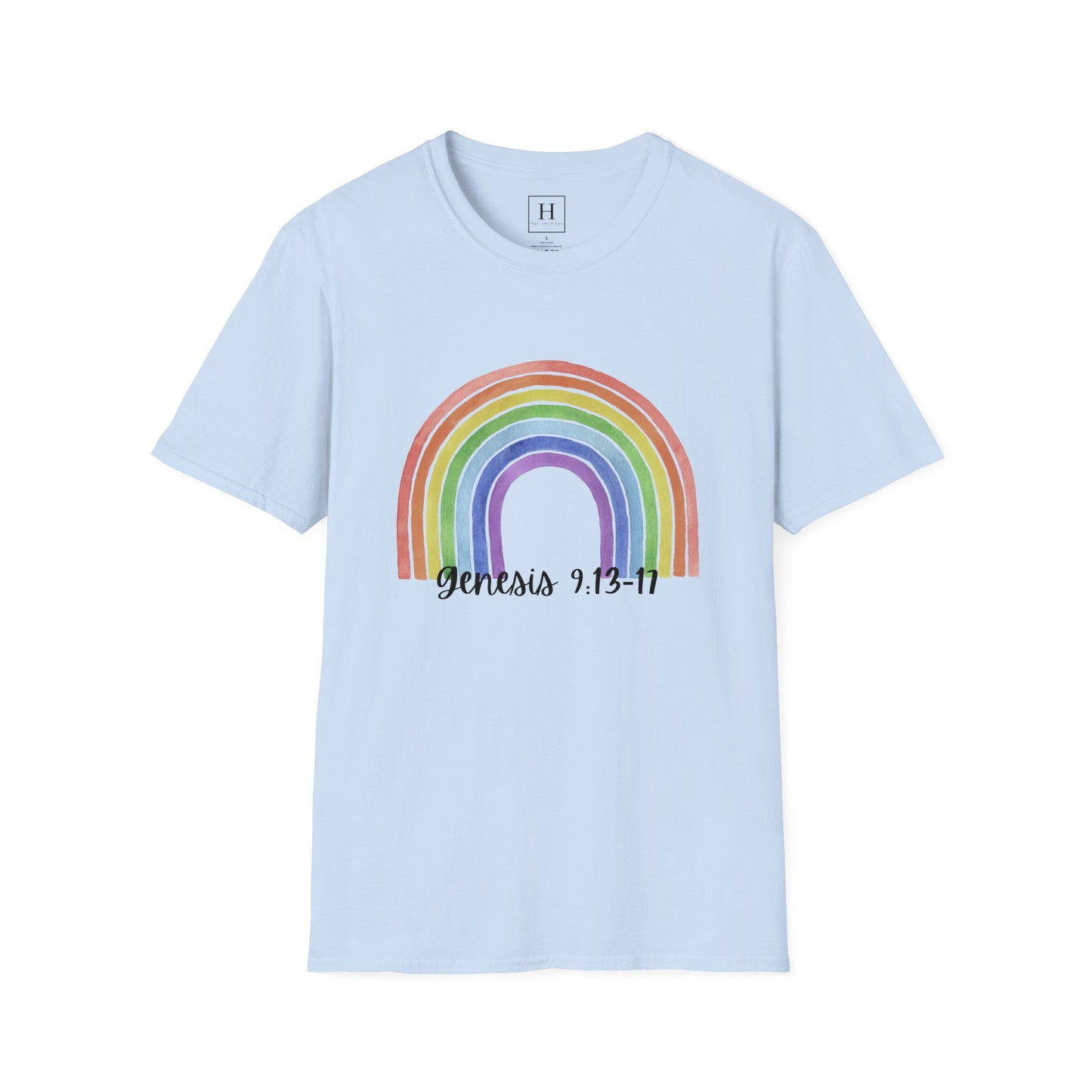 Rainbow Genesis 13 Christian T-shirt
