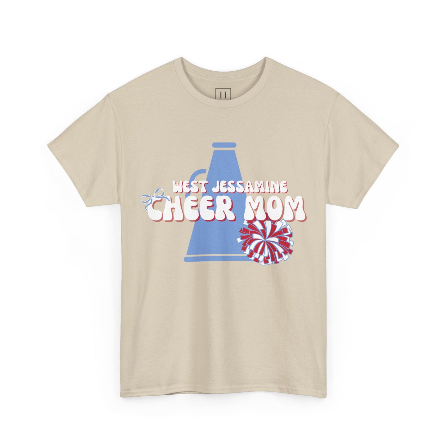 West Jessamine Cheer Mom Megaphone & Pom - Unisex Shirt