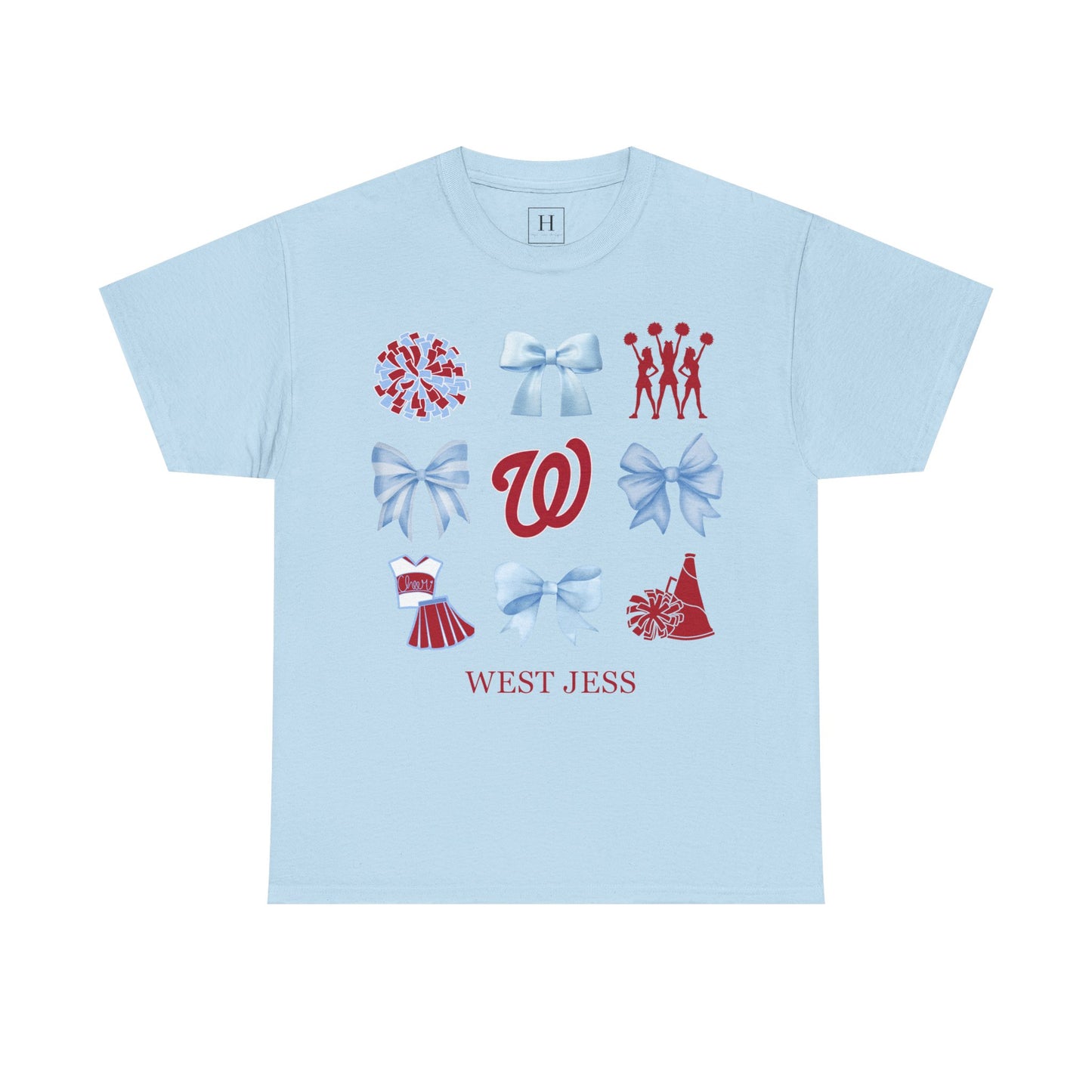 West Jessamine Cheer Coquette Bows Unisex Tee