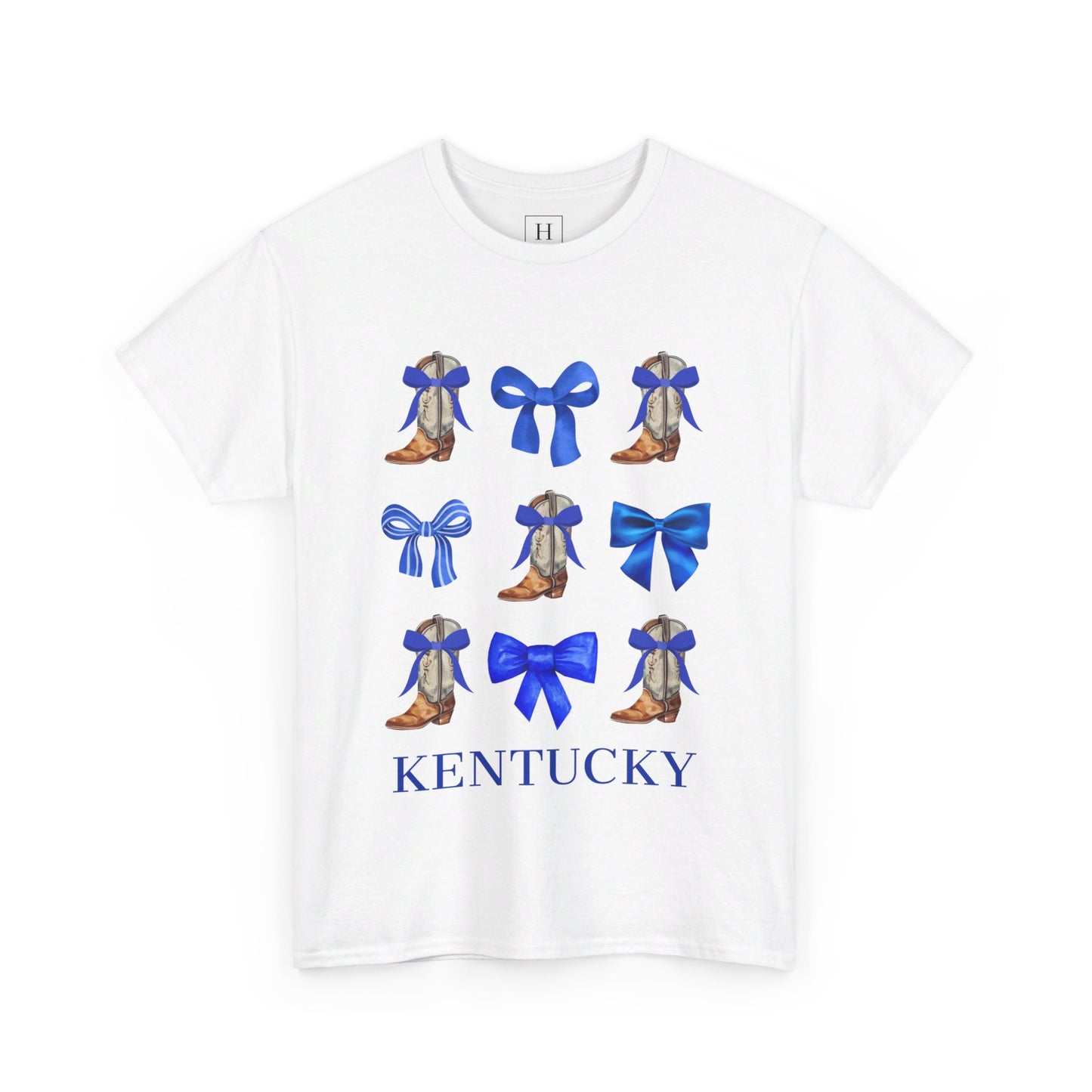 Kentucky Wildcats Coquette Bow and Cowgirl Boots Shirt