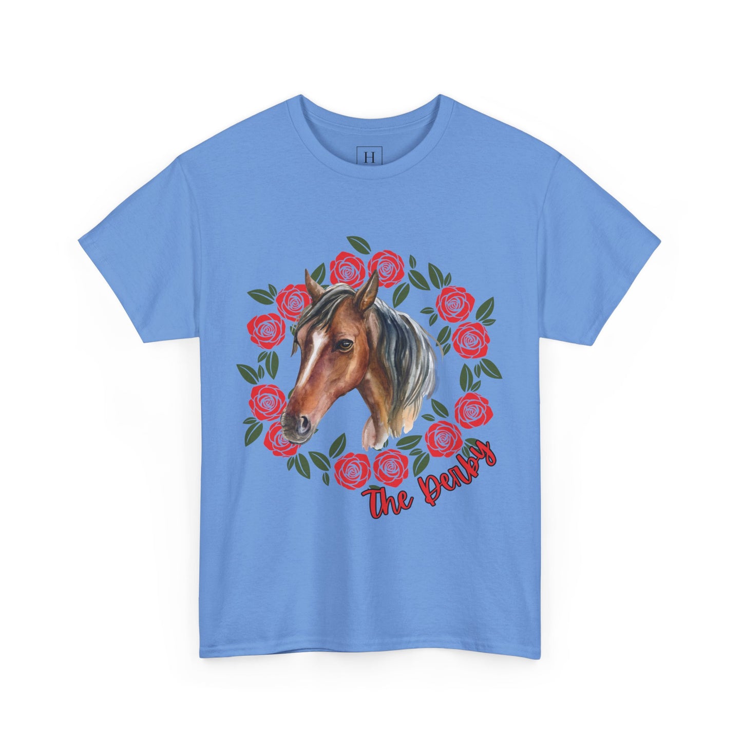 The Derby Horse & Rose Tee