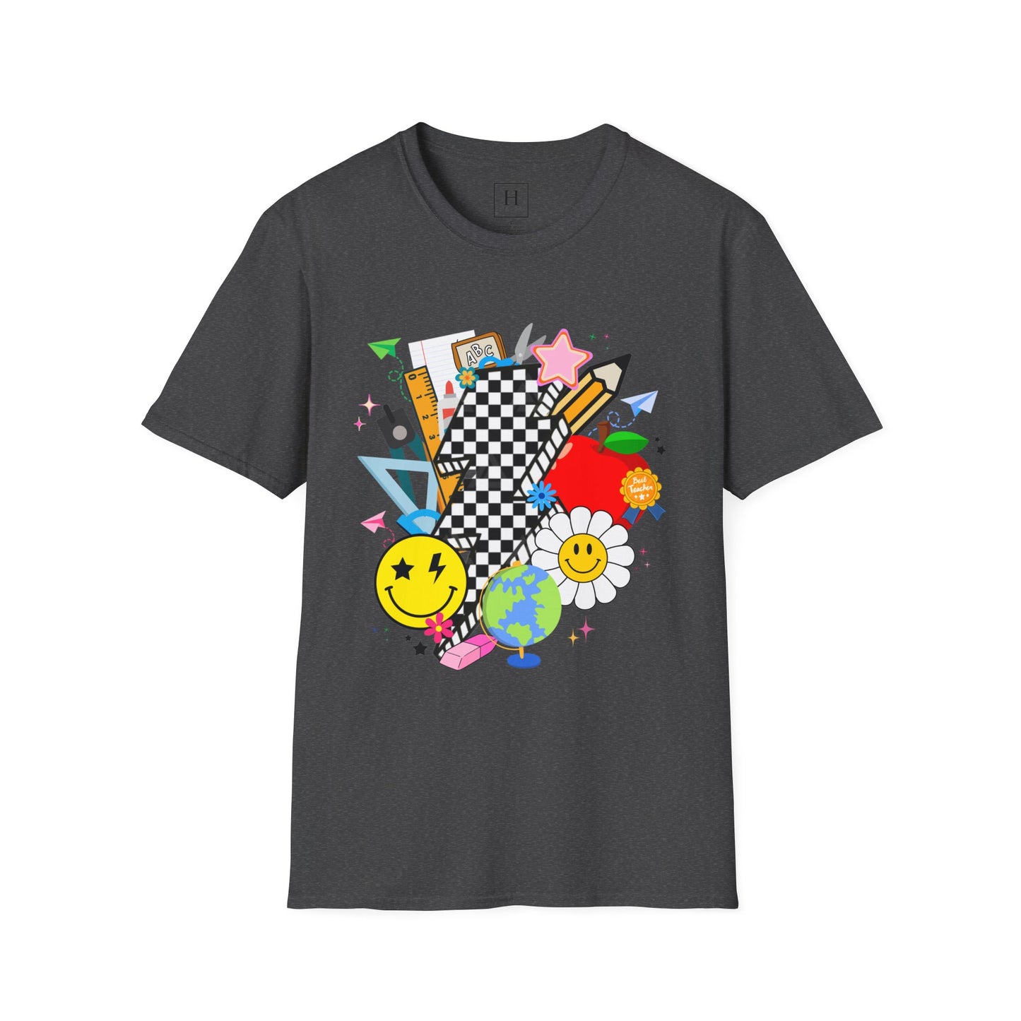 Retro Teacher T-Shirt (Front Only)