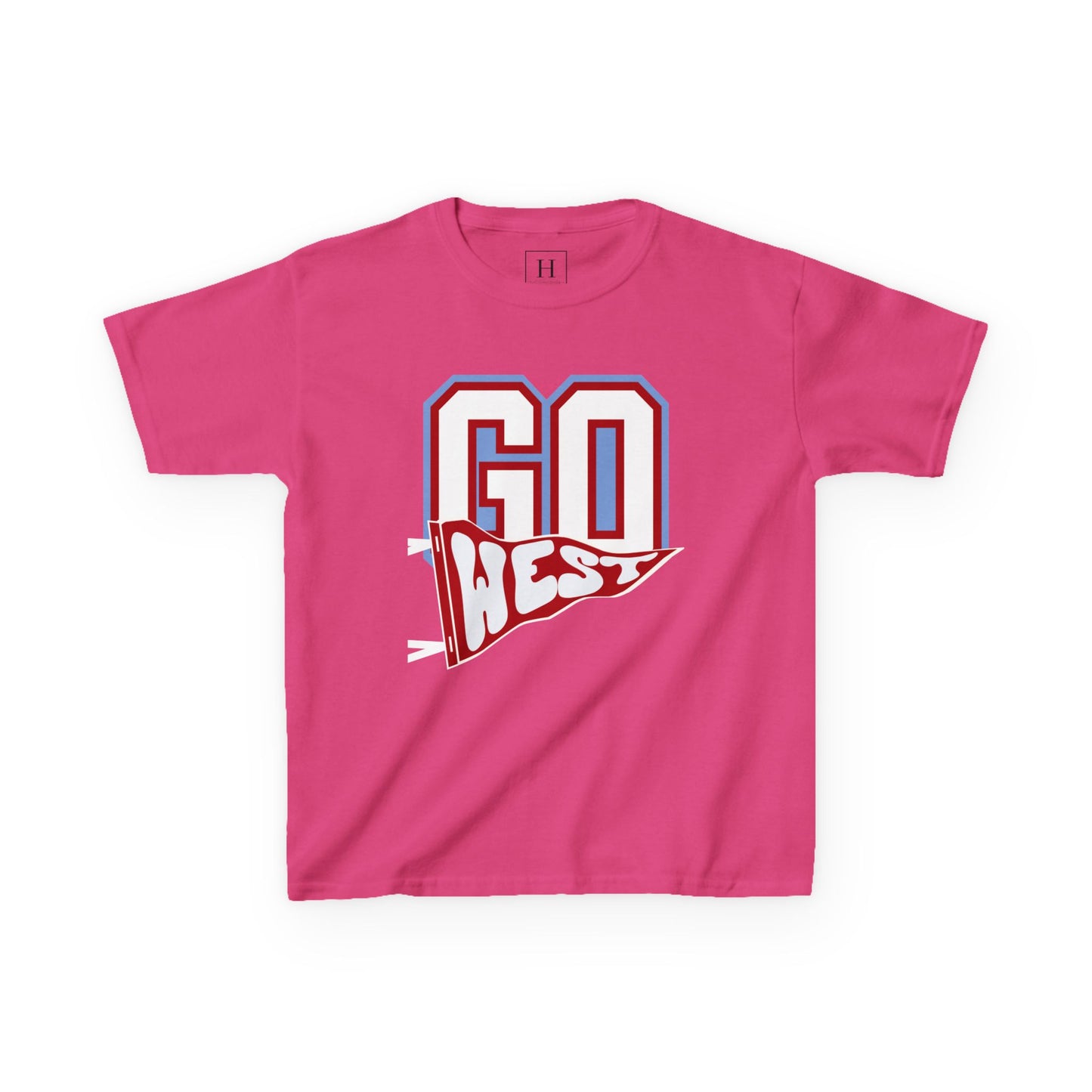 YOUTH -- GO WEST Pennant Flag - Unisex