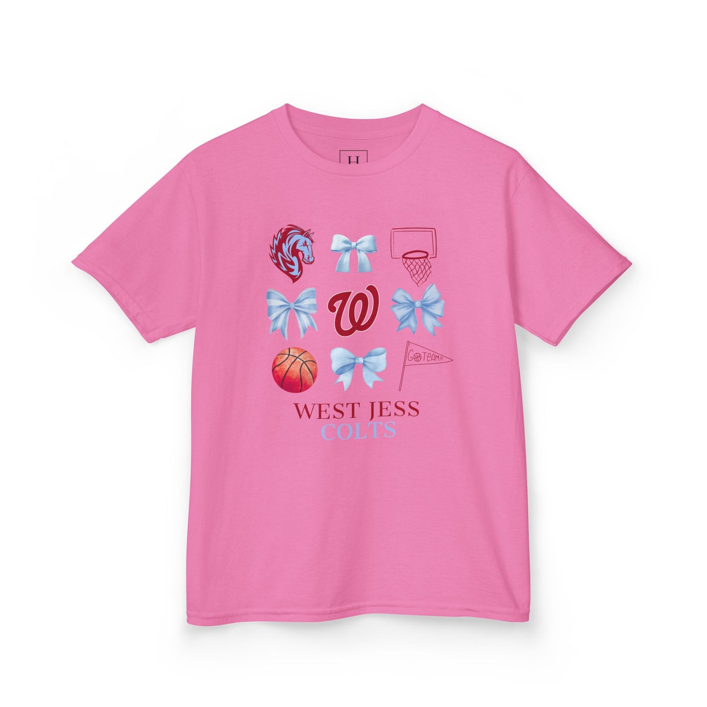 YOUTH --- West Jessamine Basketball Coquette Unisex Tee
