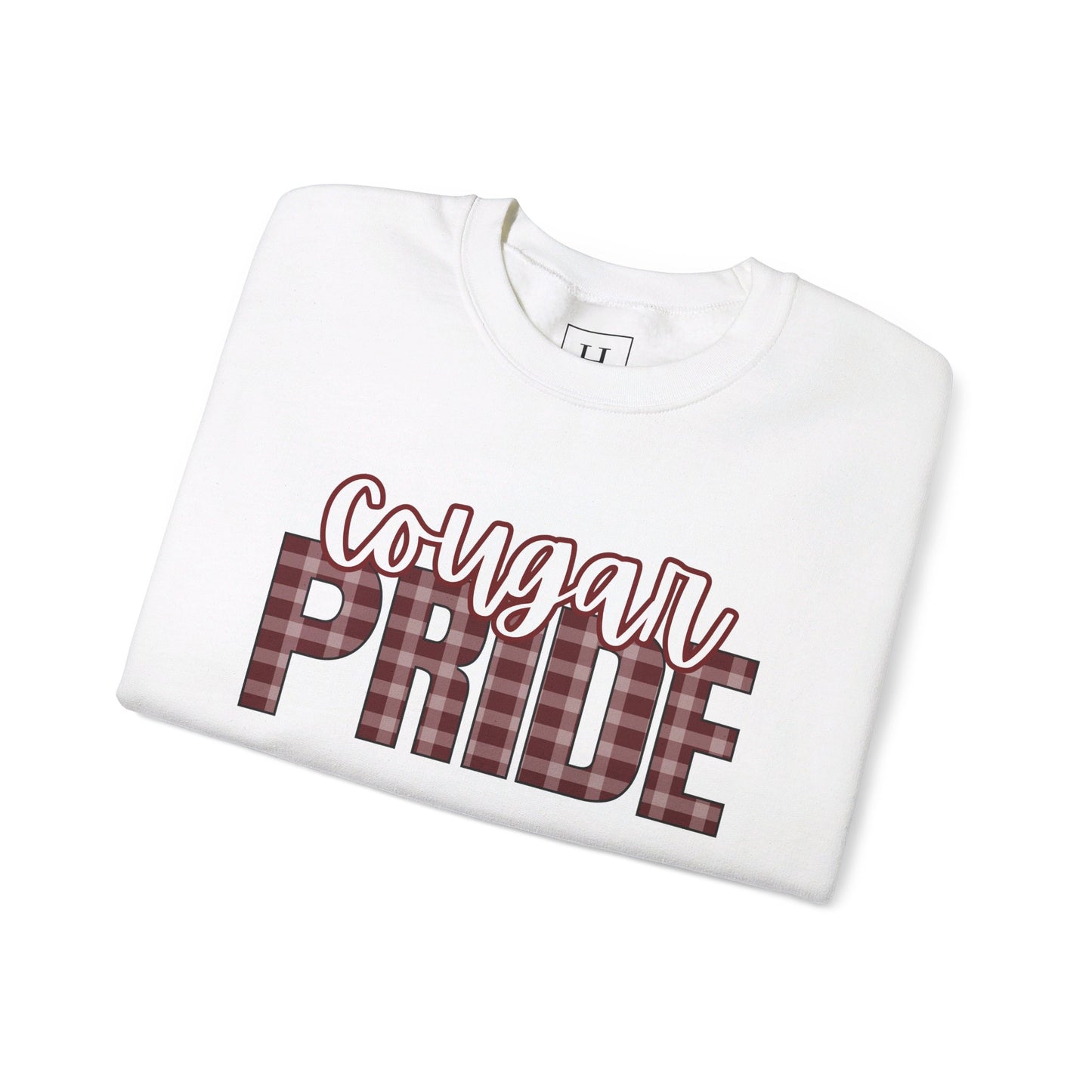 Cougar Pride Fall Plaid Sweater