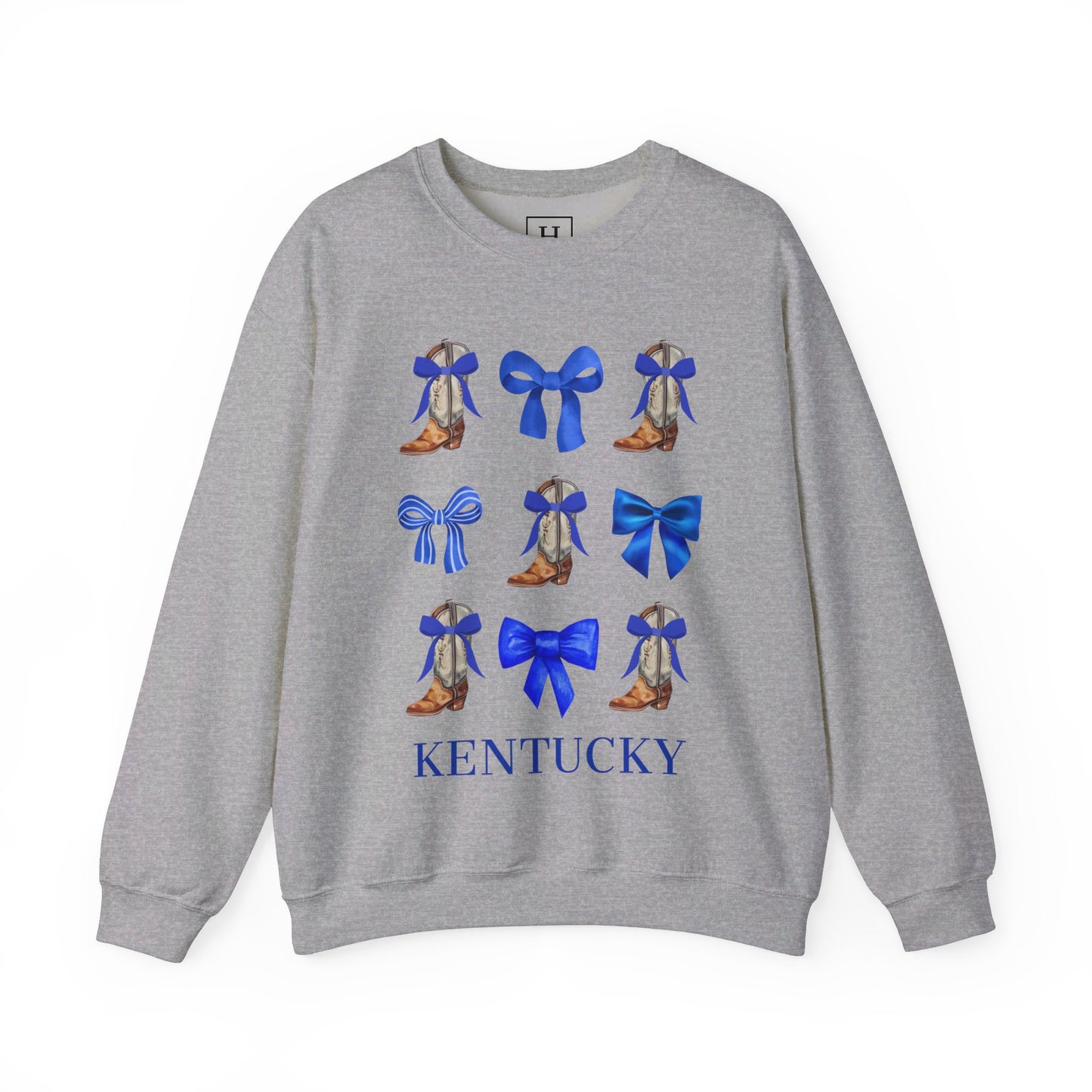 Kentucky Wildcats Coquette Cowgirl Boots & Bows Sweater