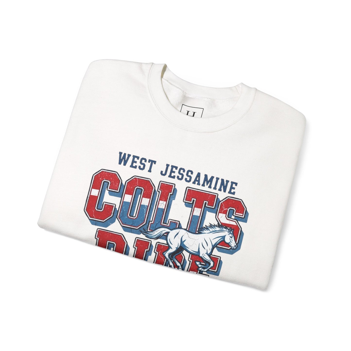 Crewneck Sweatshirt - West Jess RIDE COLTS Sweater