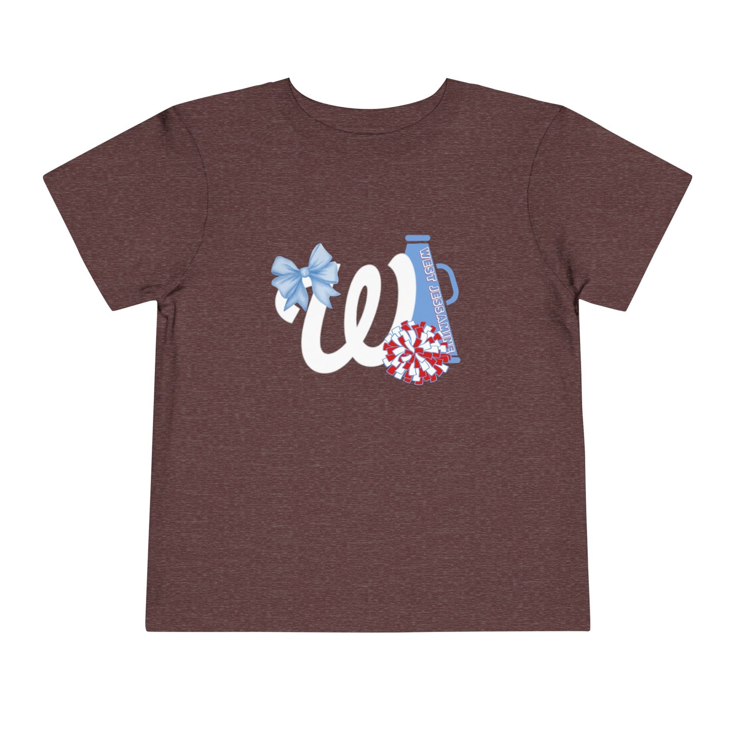 Toddler; West Jessamine Coquette W Logo with Bow; Let's Go Colts - Unisex T-shirt