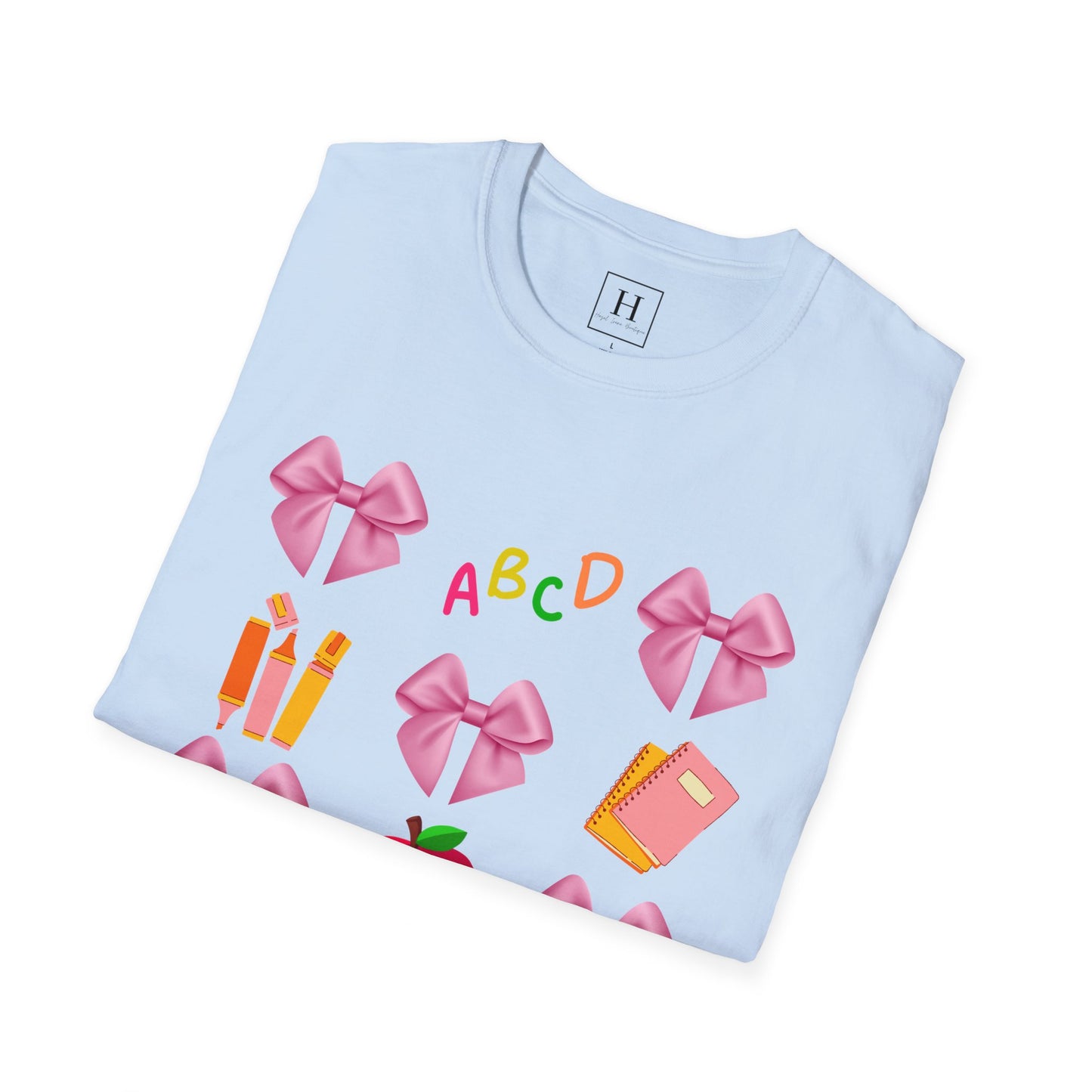 Teachers Life Bow T-Shirt (Front Only)