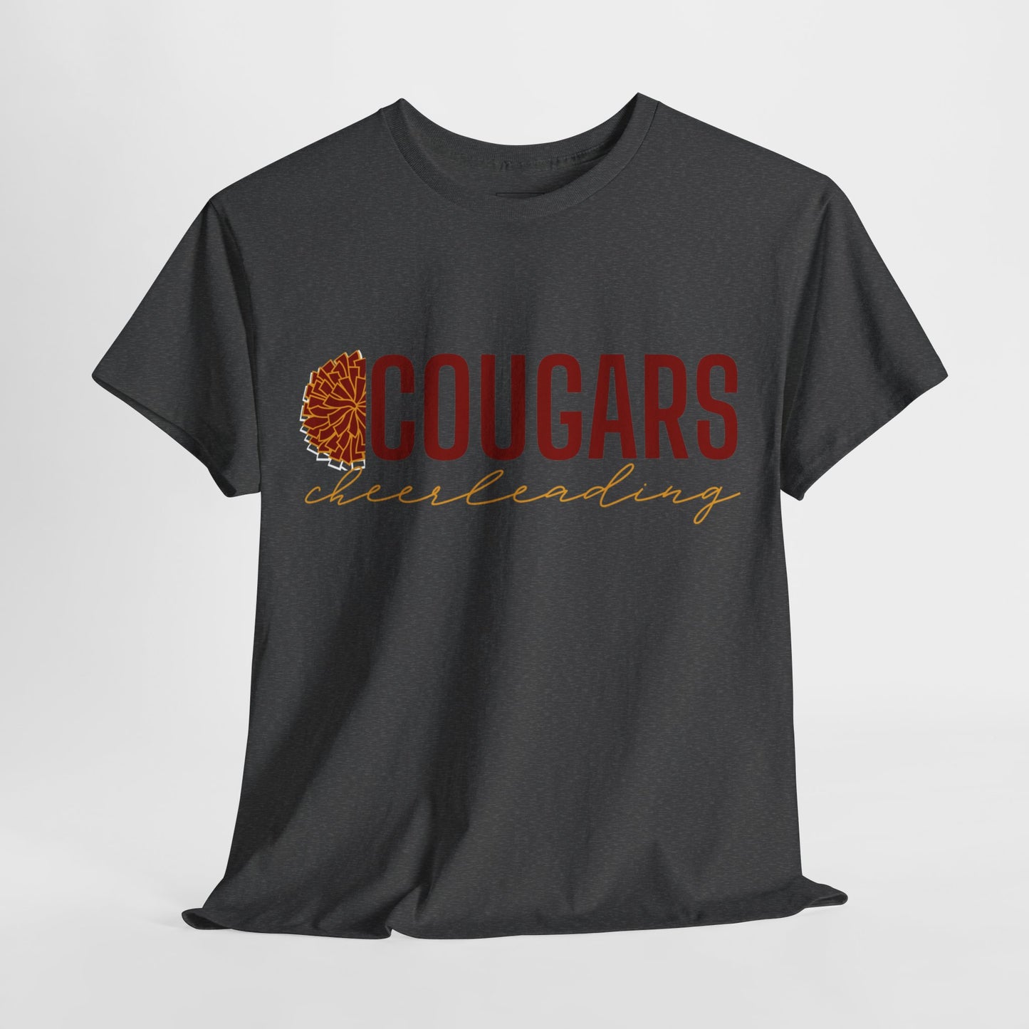 Cougars Cheerleading T-Shirt (Front Only)