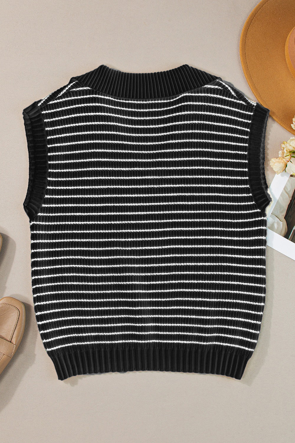 Striped Collared Neck Shirt