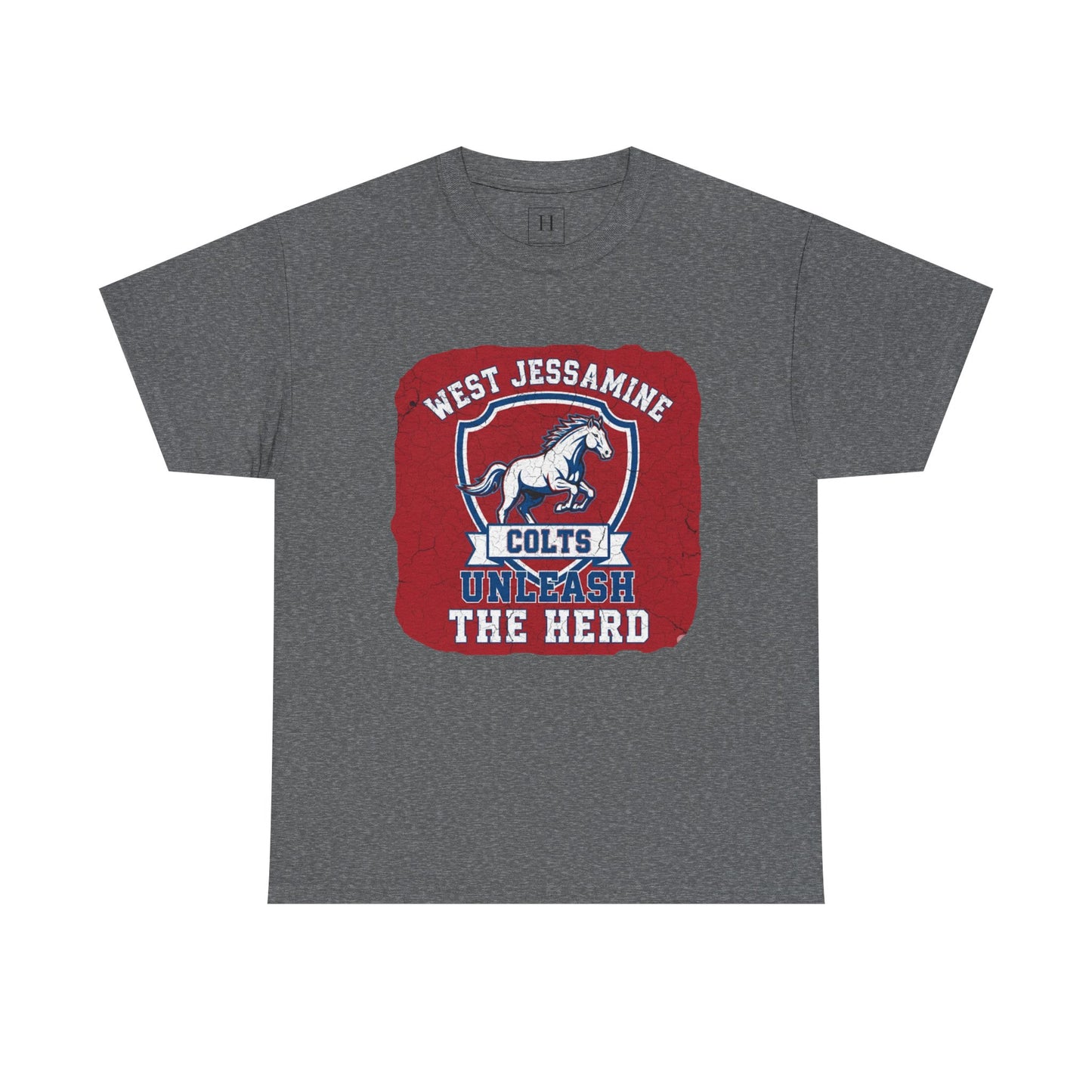 West Jessamine Colts - Unleash The Herd - Red BG Unisex Shirt