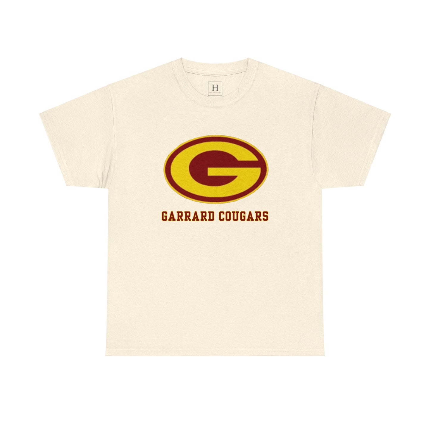 Gold (G) Garrard Middle Cougars T-Shirt (Front Only)