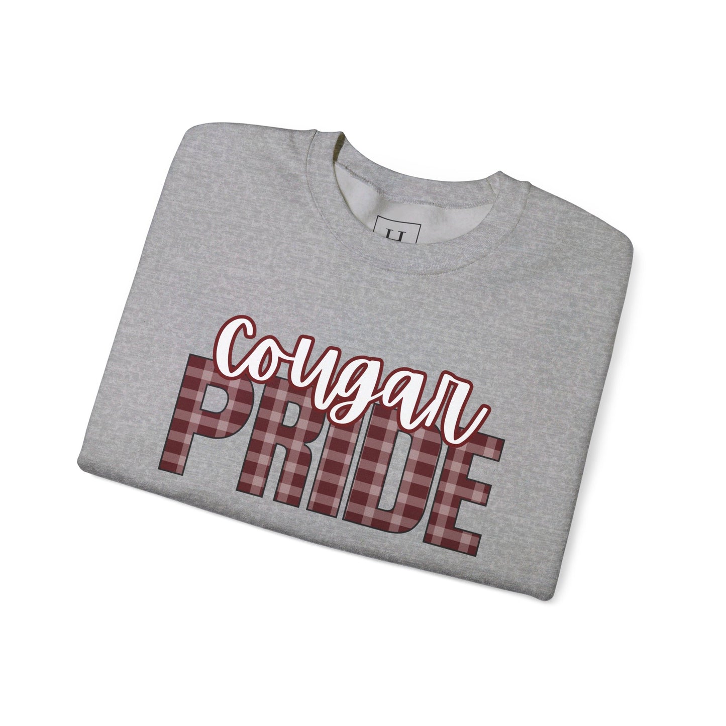 Cougar Pride Fall Plaid Sweater