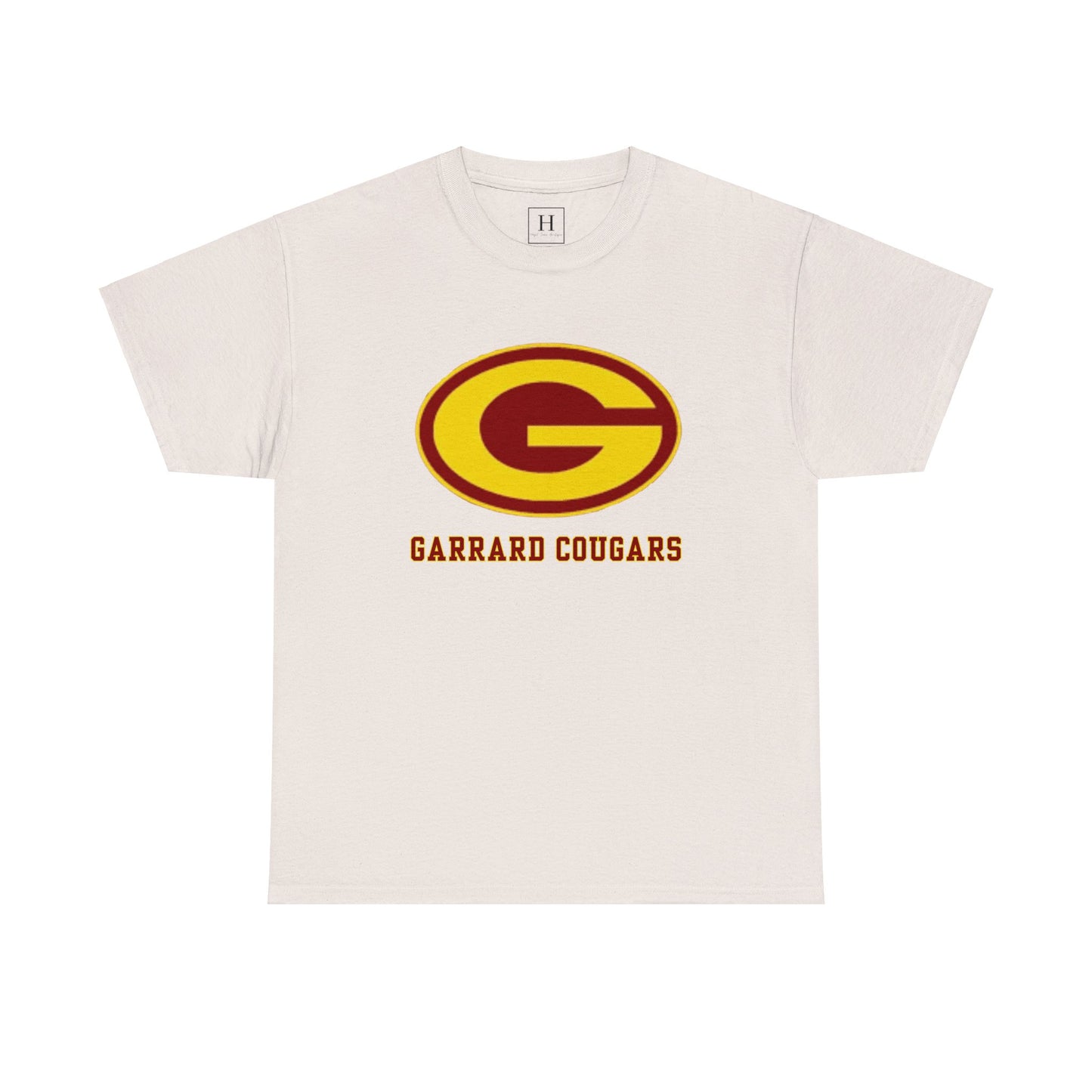 Gold (G) Garrard Middle Cougars T-Shirt (Front Only)