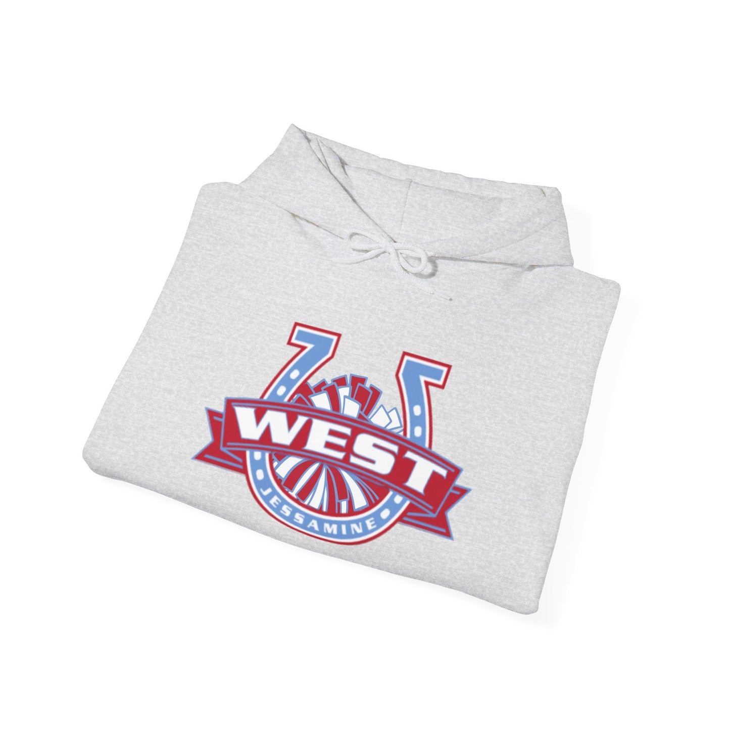 West Jessamine Horseshoe Logo w/ Pom - Cheerleading - Unisex Hoodie