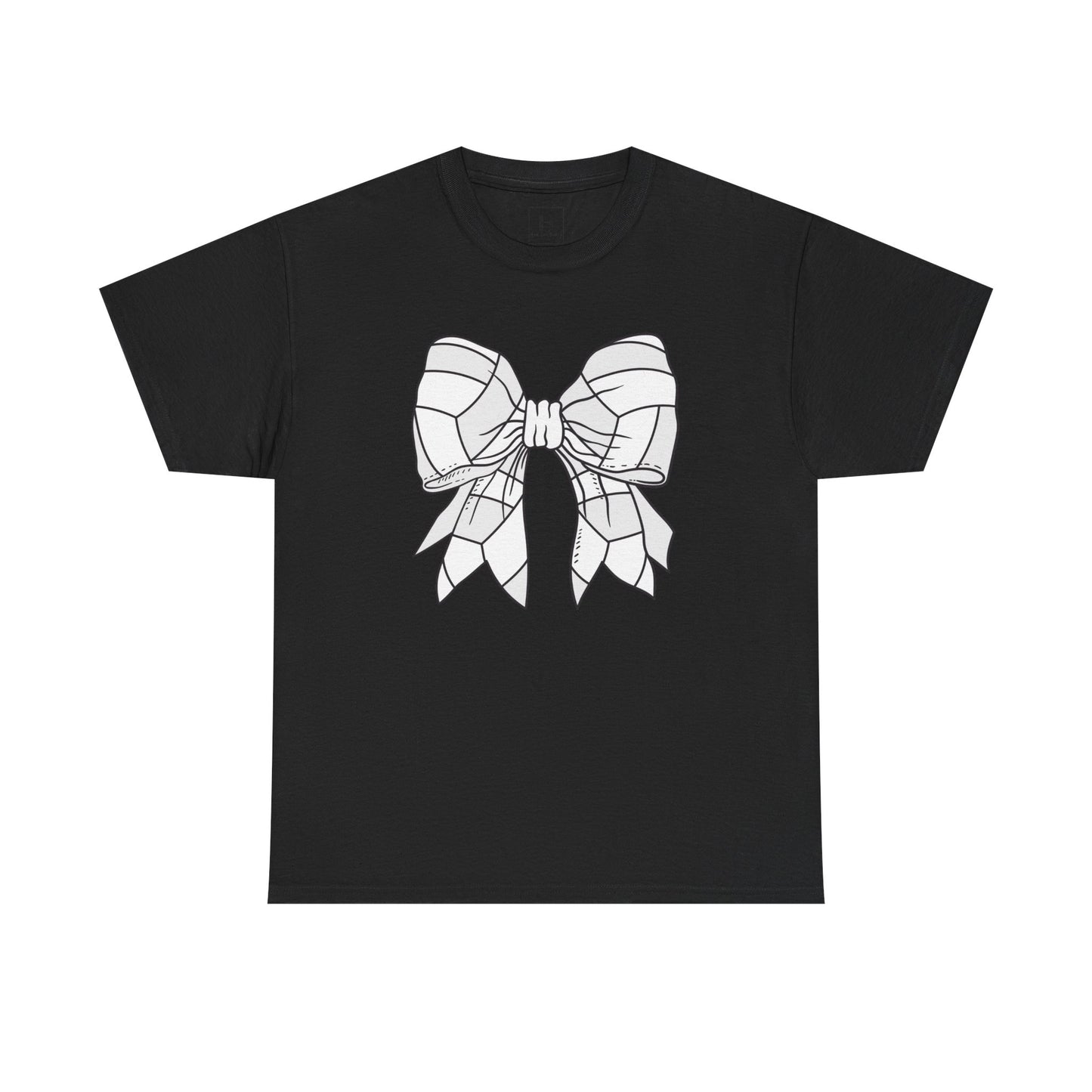 Volleyball Sport Bow Tee - Unisex Heavy Cotton