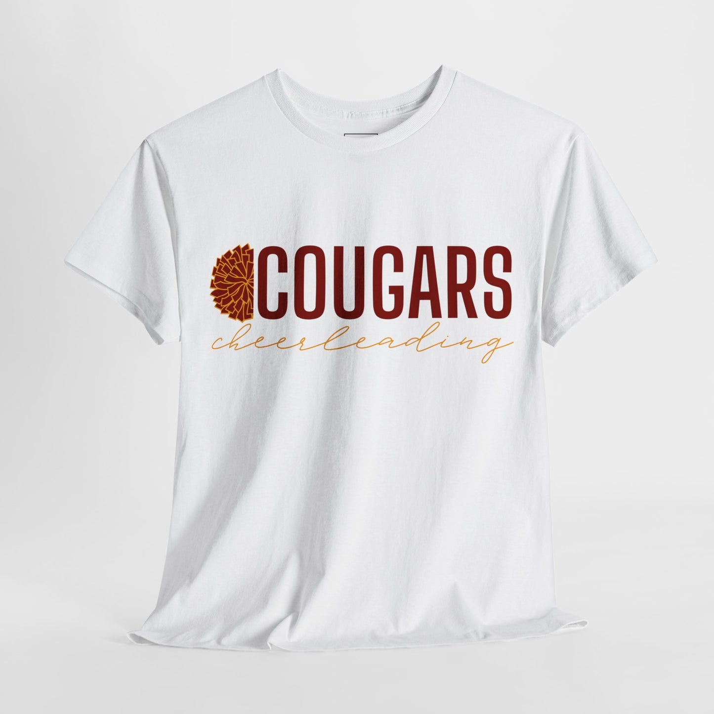 Cougars Cheerleading T-Shirt (Front Only)