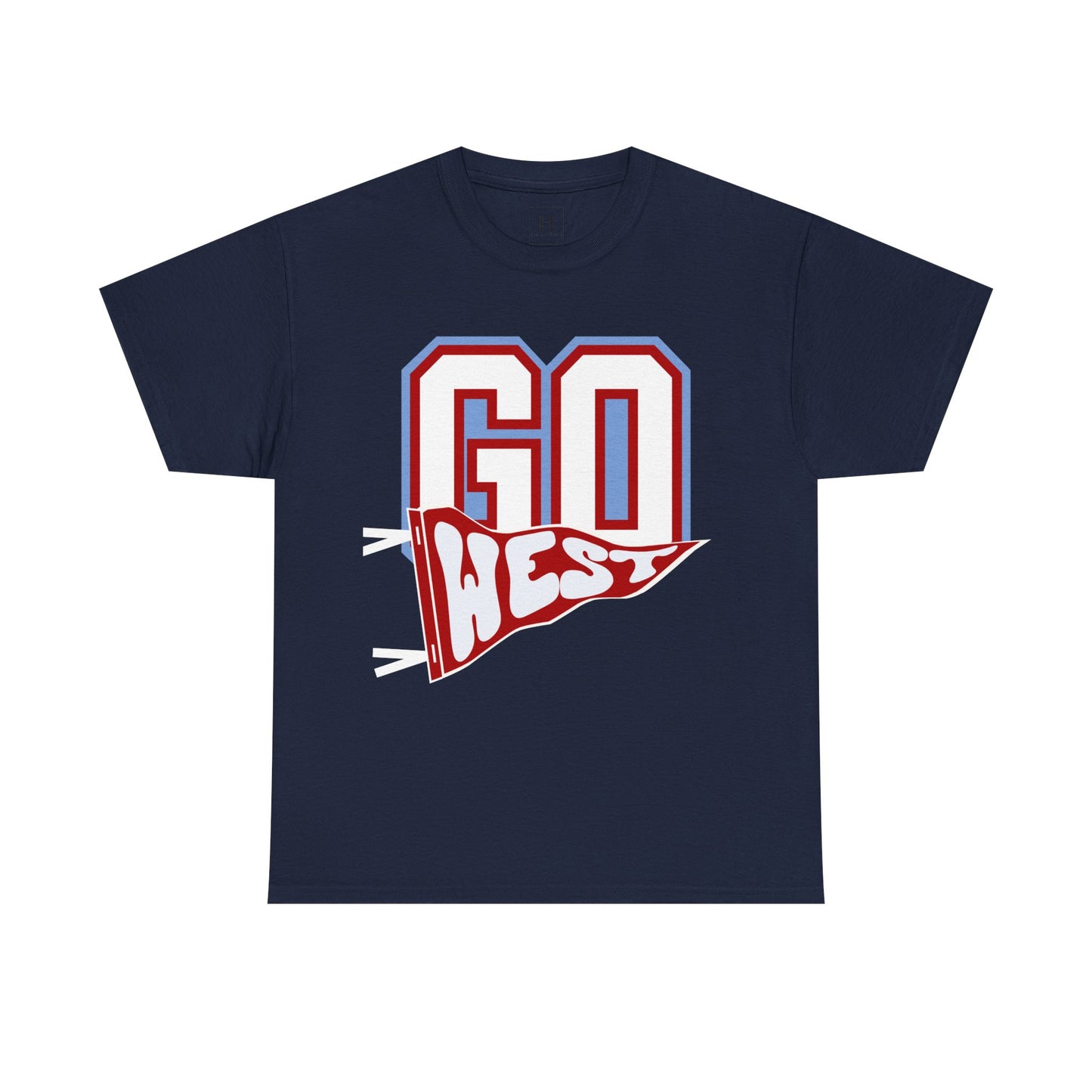 GO WEST Pennant Flag - Unisex